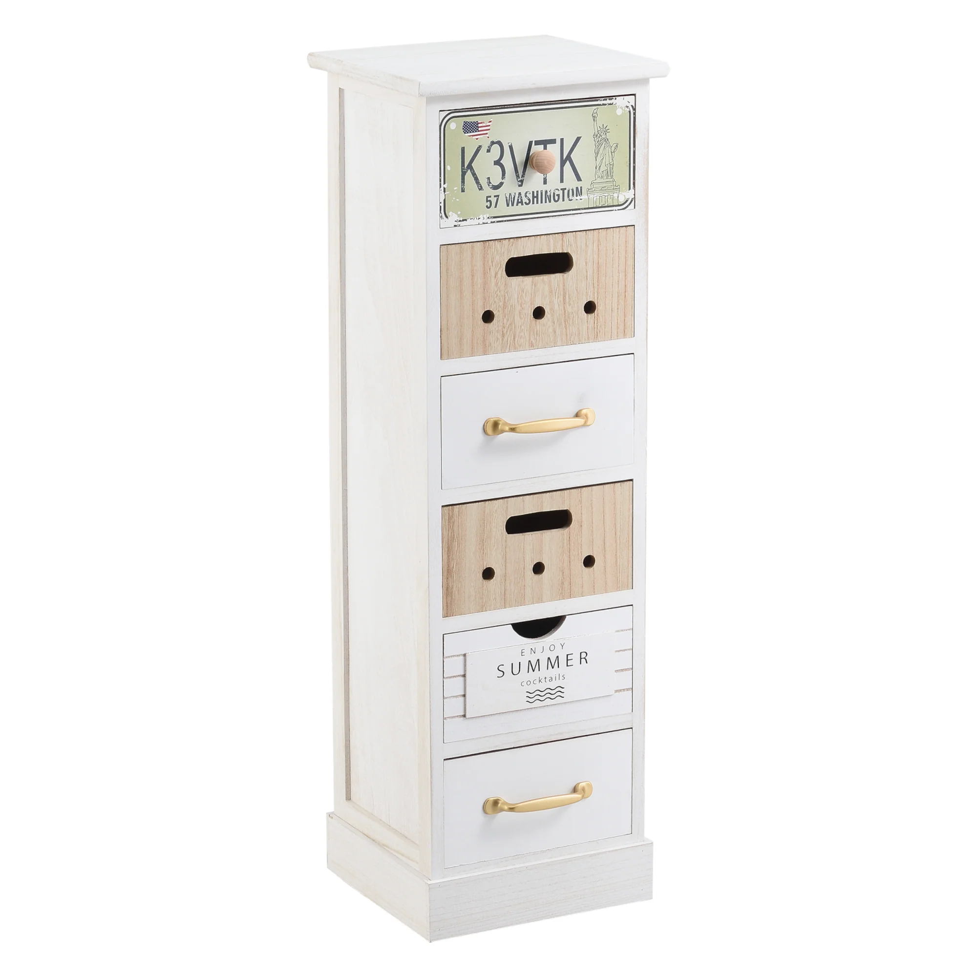 Ladekast Salo met 6 lades 91x29x27 cm - 3 varianten