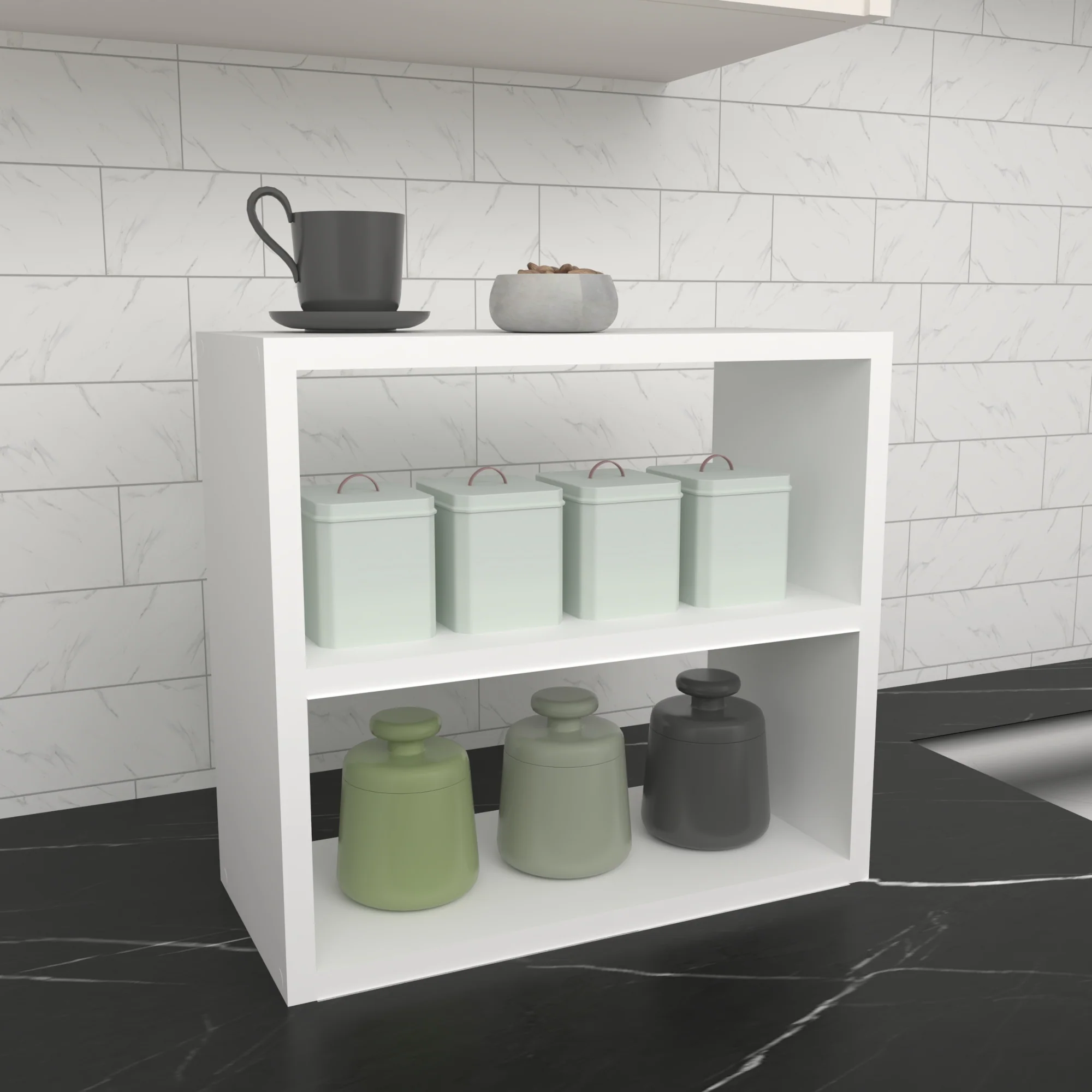 [en.casa] Keukenkast organizer 40x43,5x20 cm - 3 varianten - Image 2