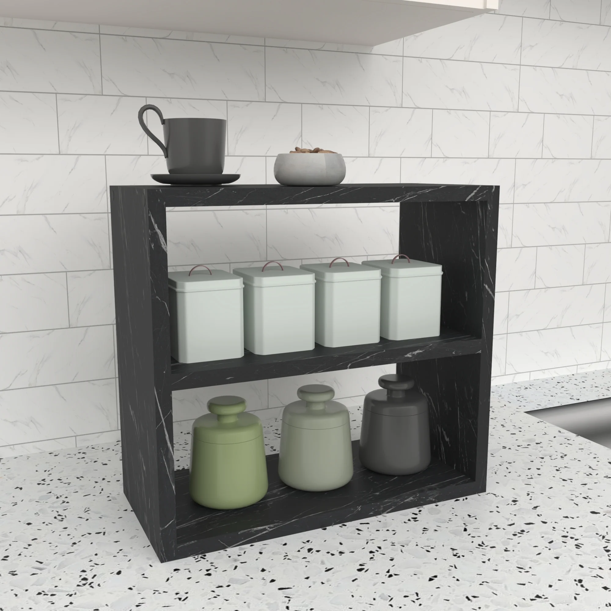 [en.casa] Keukenkast organizer 40x43,5x20 cm - 3 varianten - Image 4