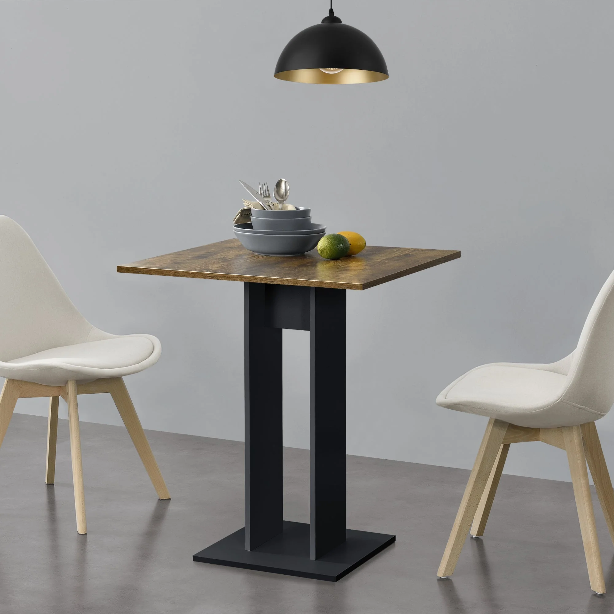 Design eettafel Lindesnes 65x65x78 cm vierkant - verschillende kleuren - Image 4