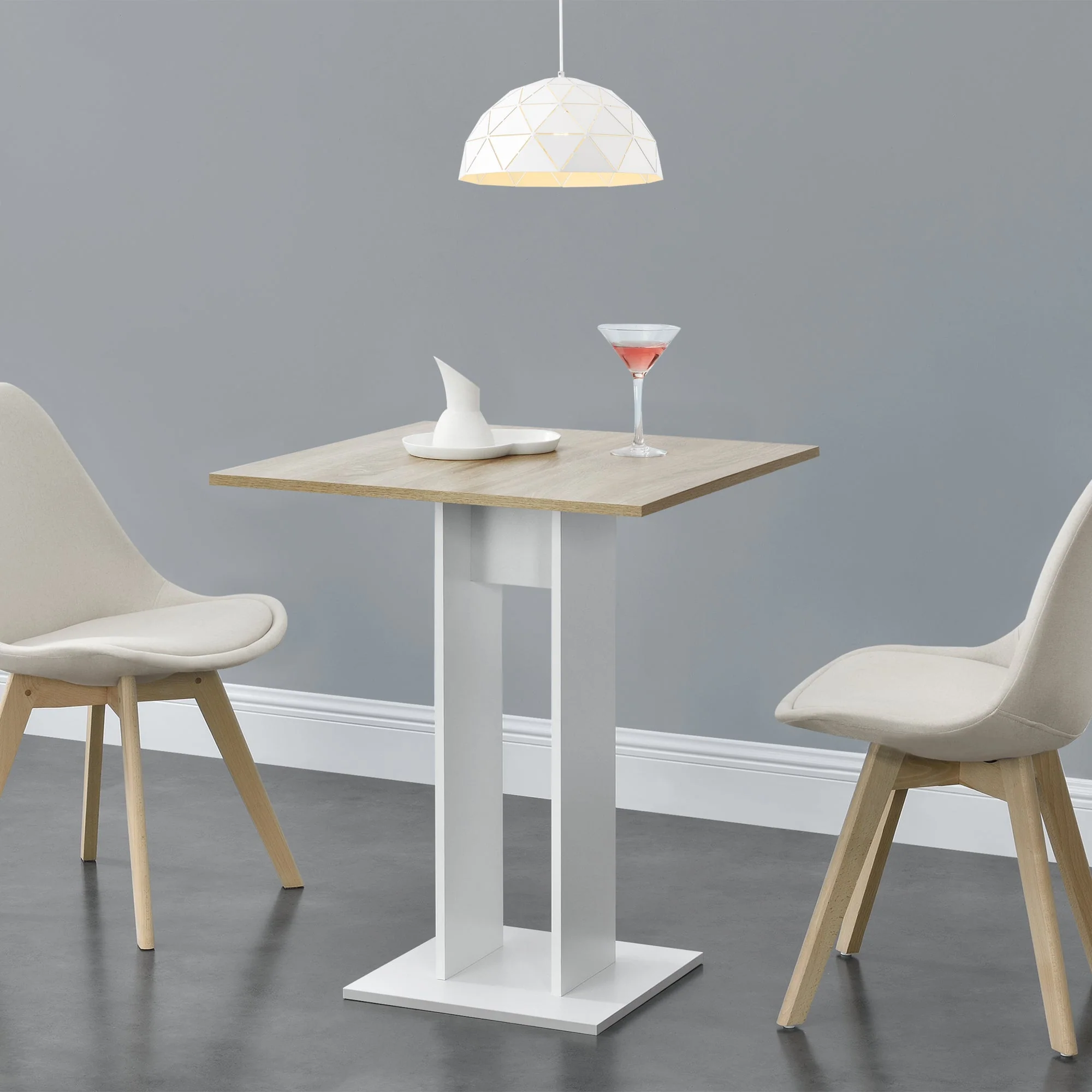 Design eettafel Lindesnes 65x65x78 cm vierkant - verschillende kleuren - Image 5