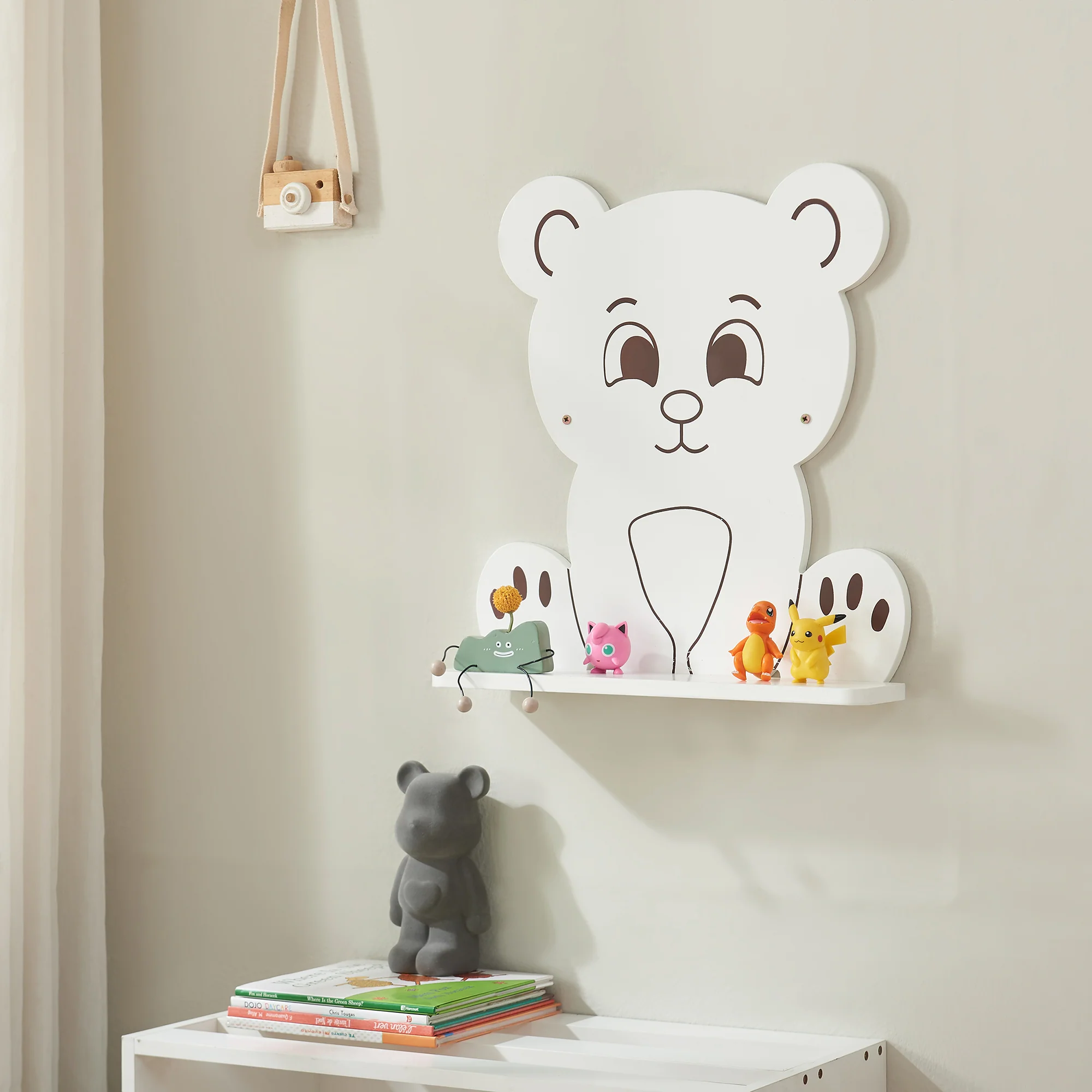 [en.casa] Wandplank voor kinderen Korsør - 2 varianten