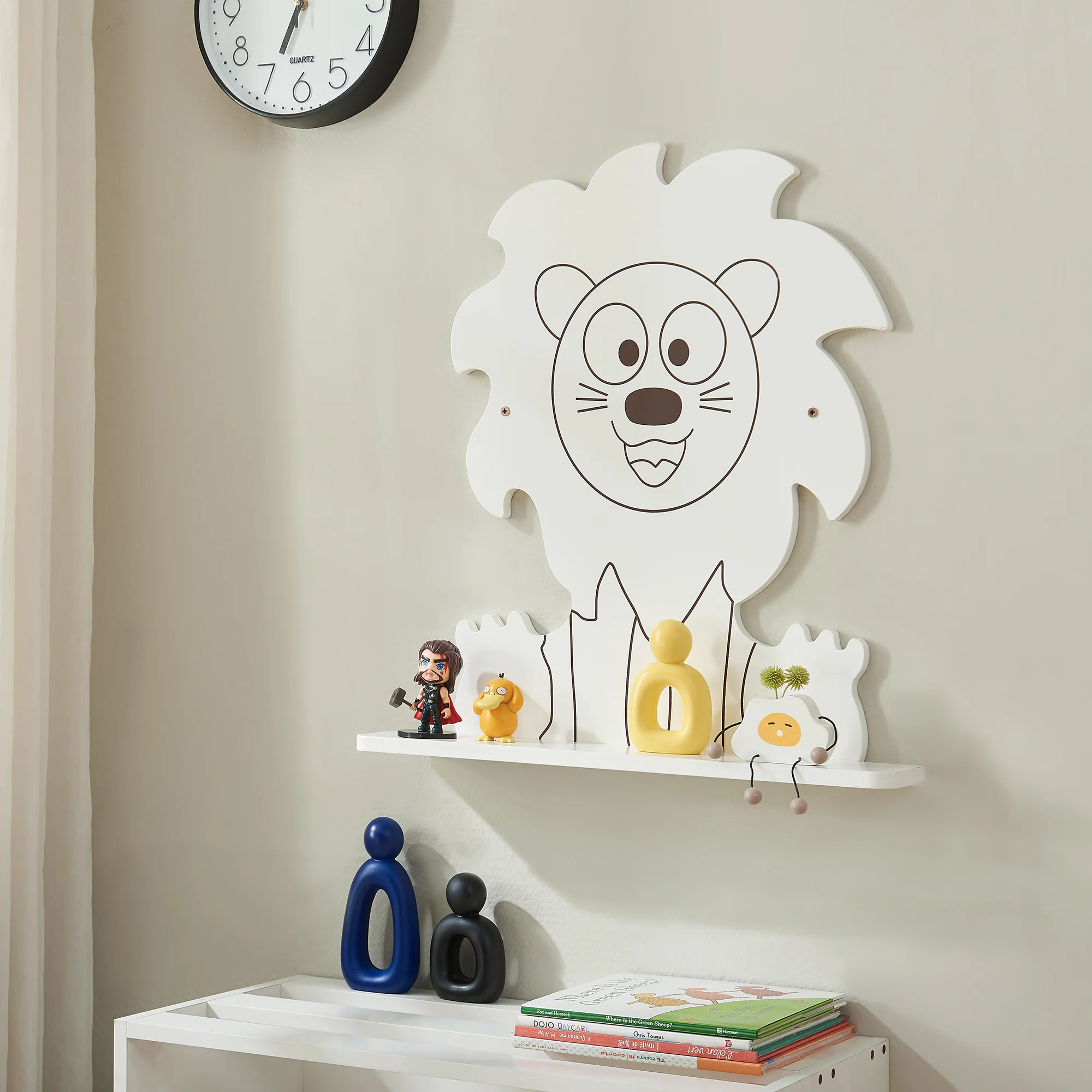 [en.casa] Wandplank voor kinderen Korsør - 2 varianten - Image 3