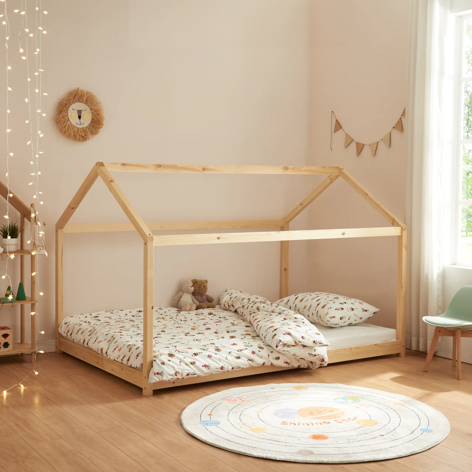 [en.casa] Kinderbed Cerro huisbed met bedbodem - 8 varianten - Image 2