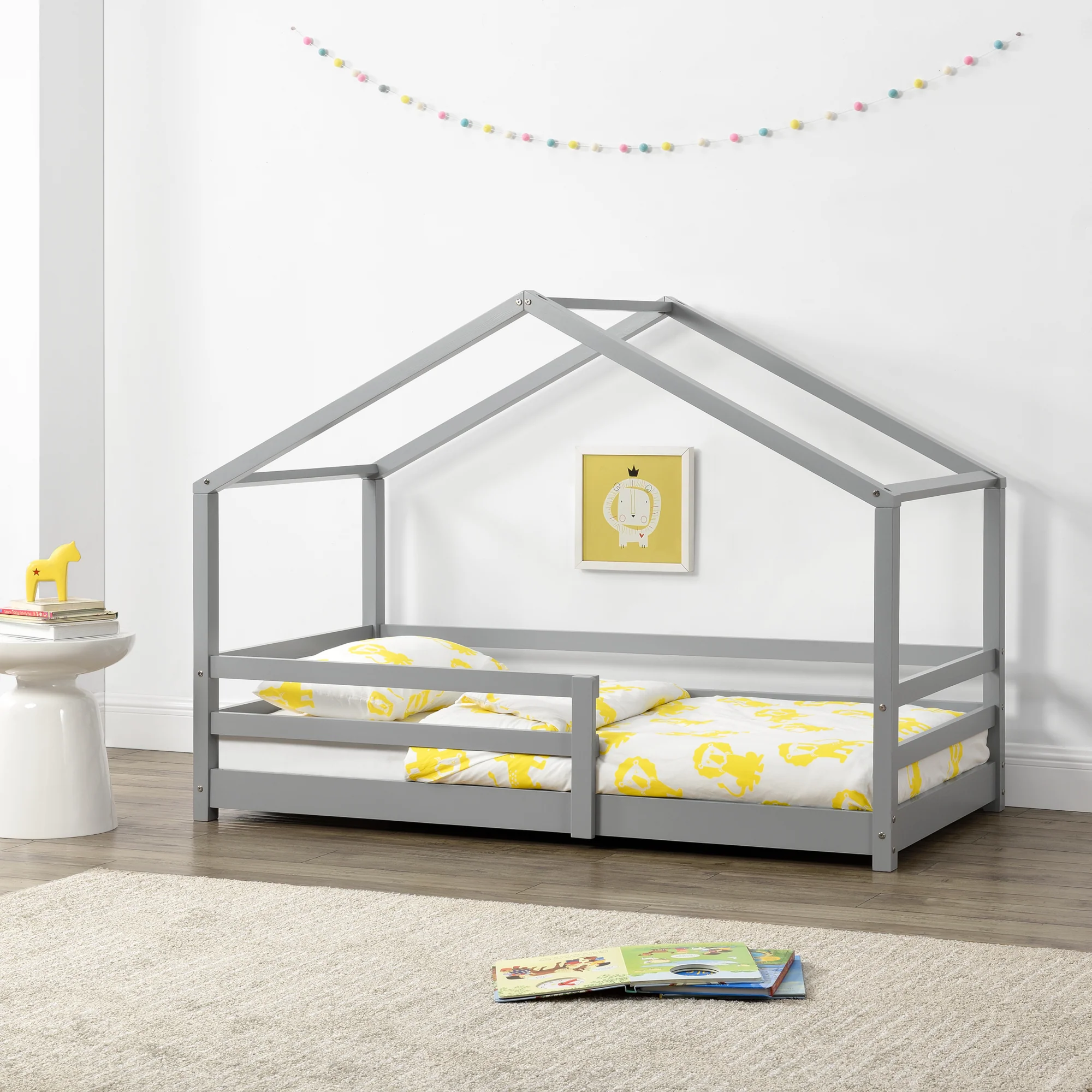 [en.casa] Kinderbed Knätten huisbed met uitvalbeveiliging - 9 varianten - Image 5