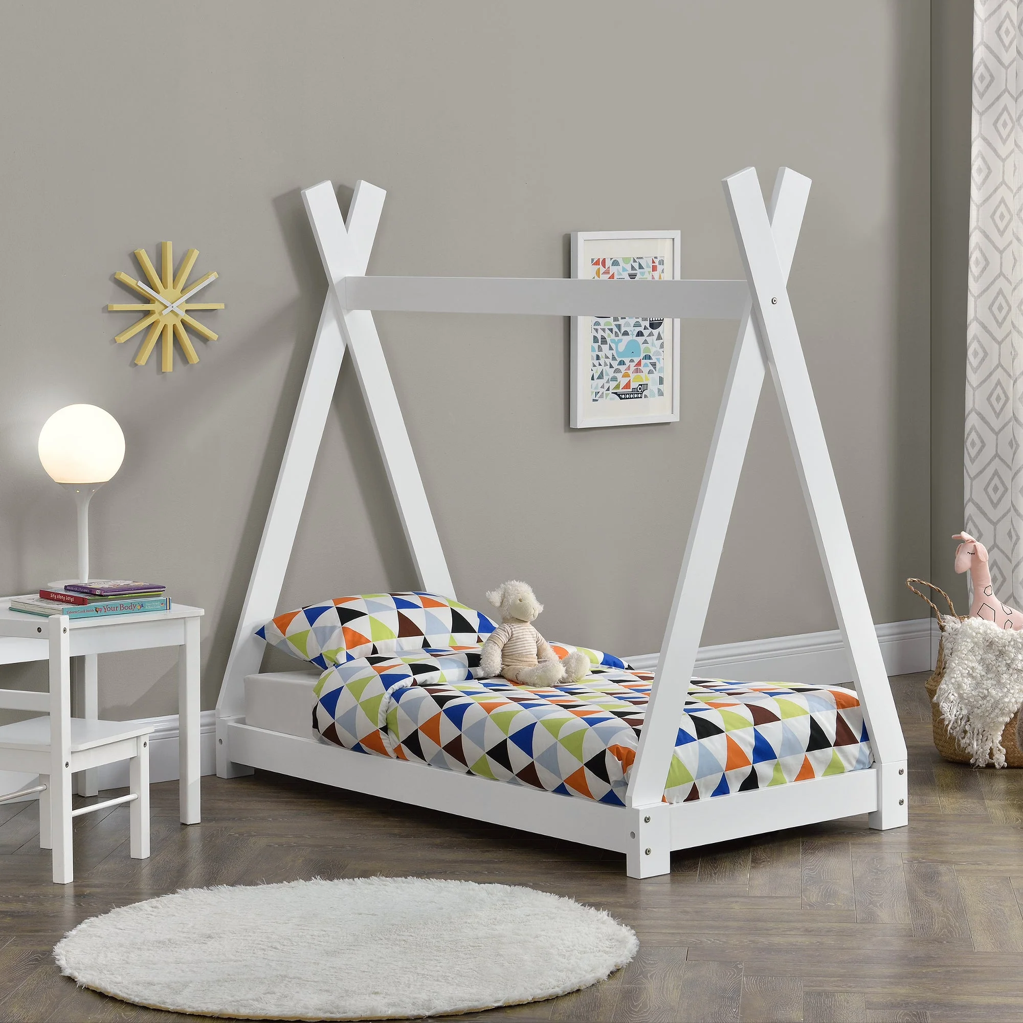 Kinderbed Onejda Tipi grenen met bedbodem - 6 varianten - Image 13