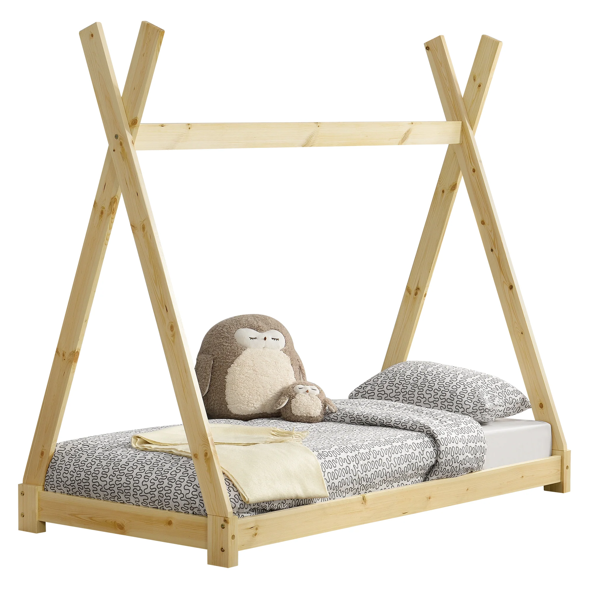 Kinderbed Onejda Tipi grenen met bedbodem - 6 varianten - Image 3