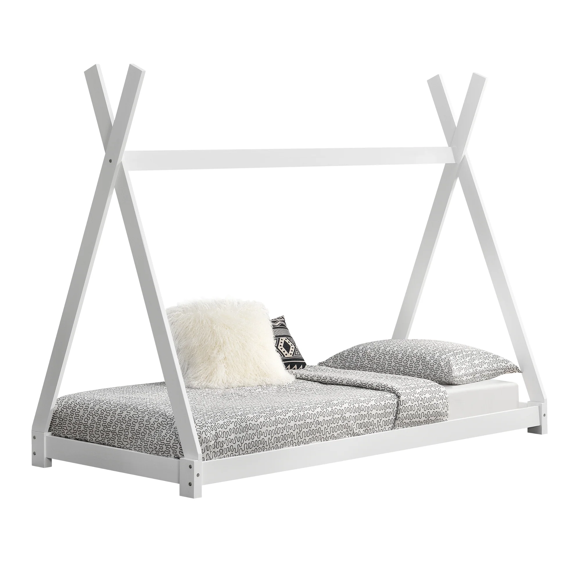 Kinderbed Onejda Tipi grenen met bedbodem - 6 varianten - Image 5