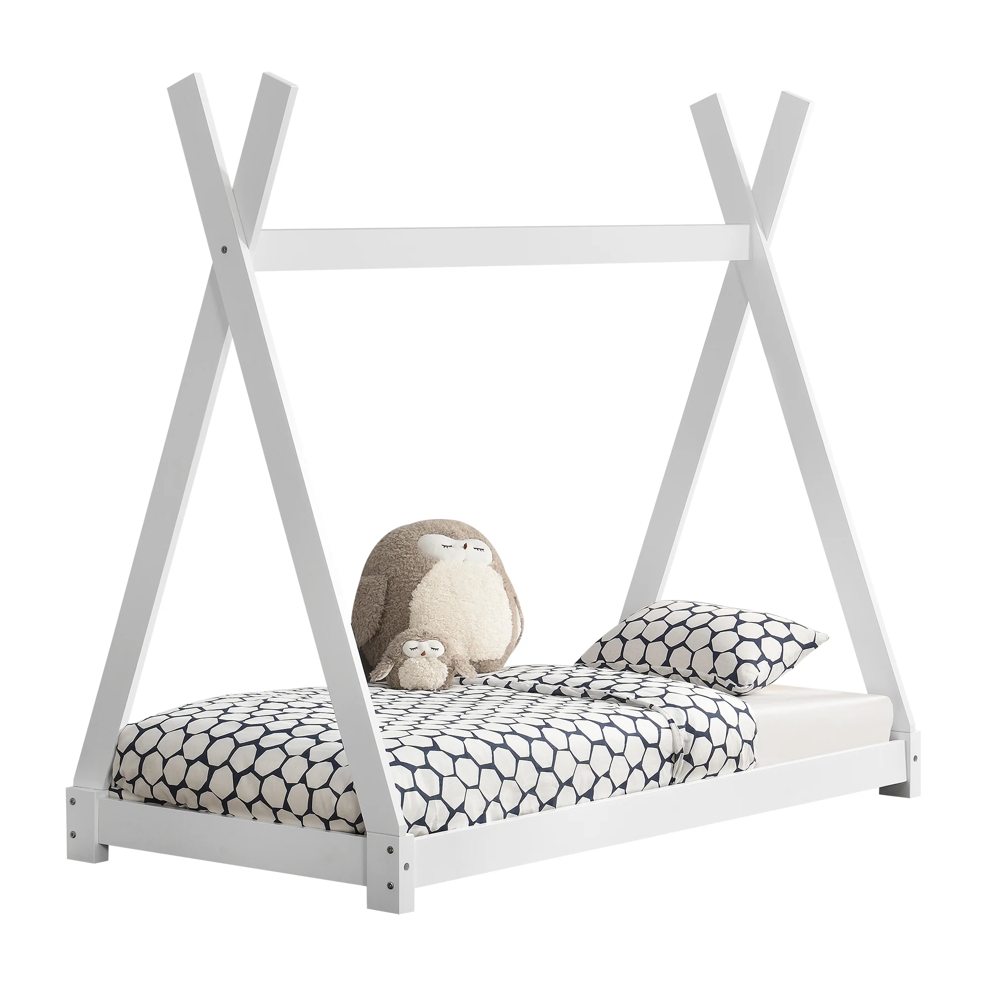 Kinderbed Onejda Tipi grenen met bedbodem - 6 varianten - Image 6