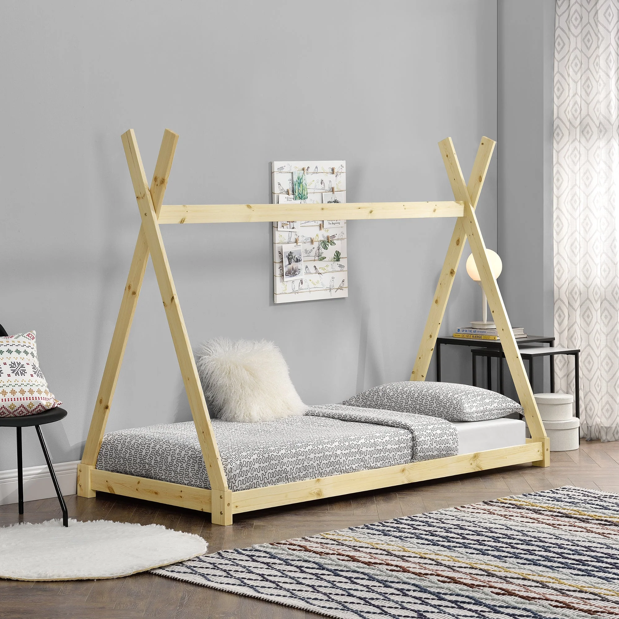 Kinderbed Onejda Tipi grenen met bedbodem - 6 varianten - Image 8