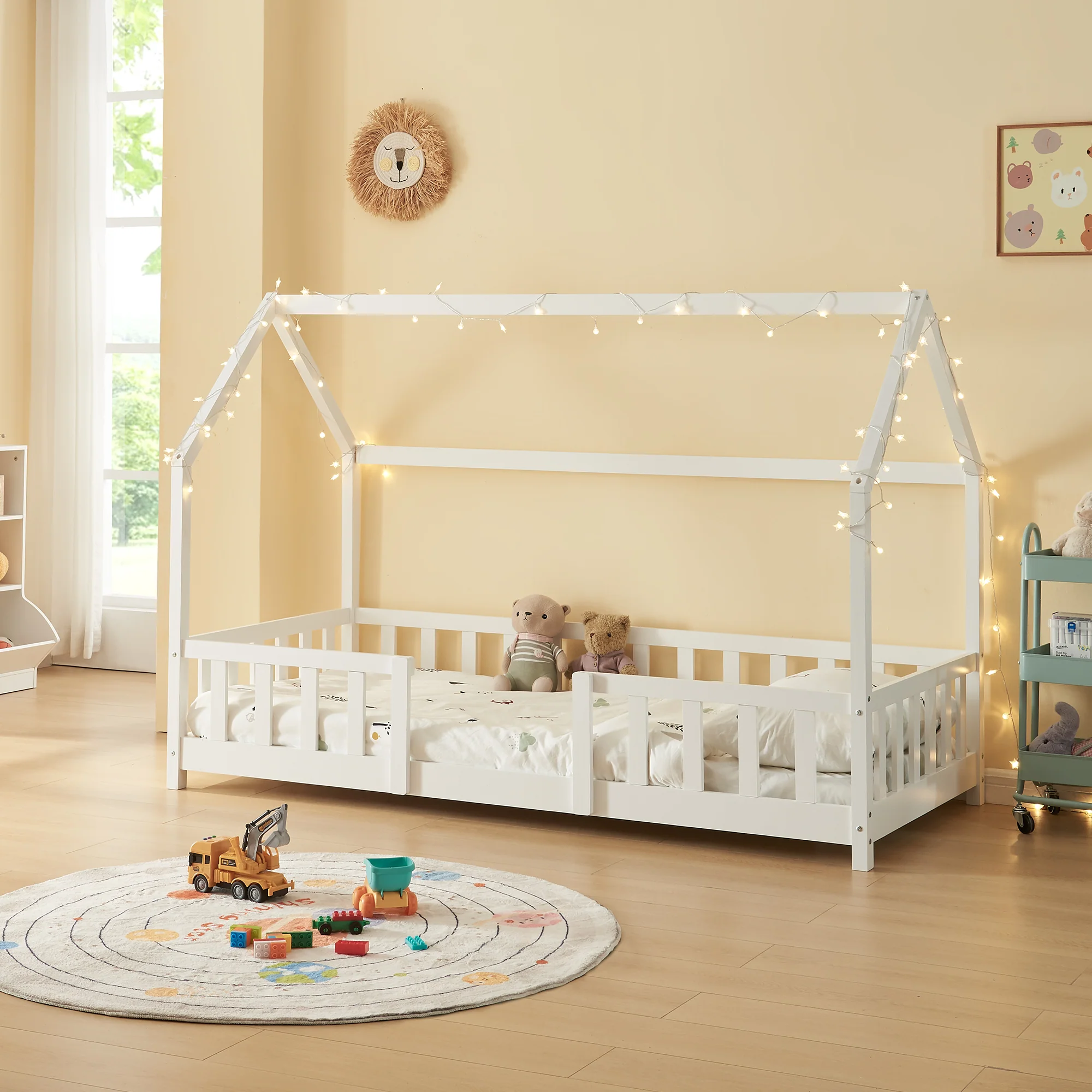 Kinderbed Sisimiut met uitvalbeveiliging en bedbodem [en.casa] - Image 13