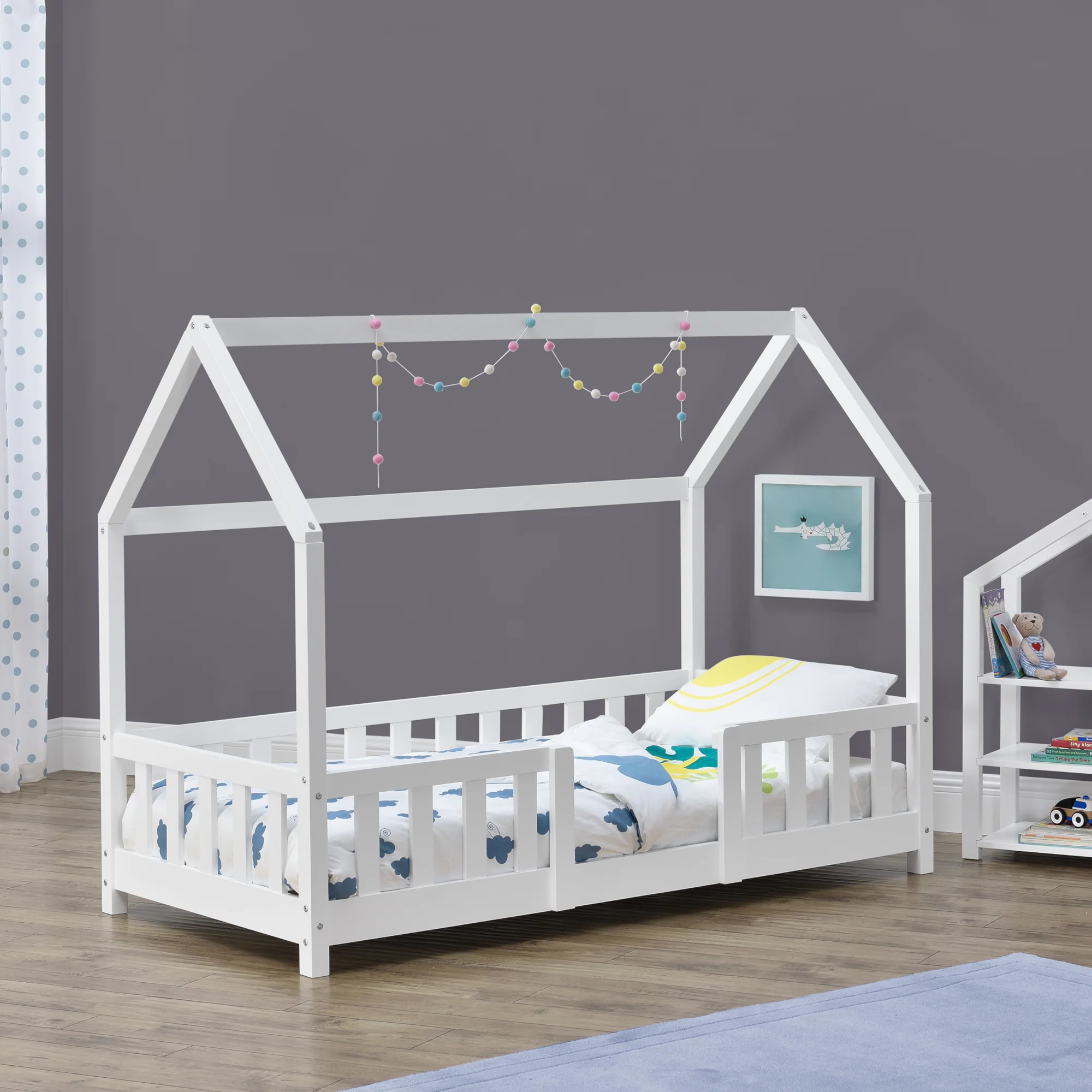 Kinderbed Sisimiut met uitvalbeveiliging en bedbodem [en.casa] - Image 15