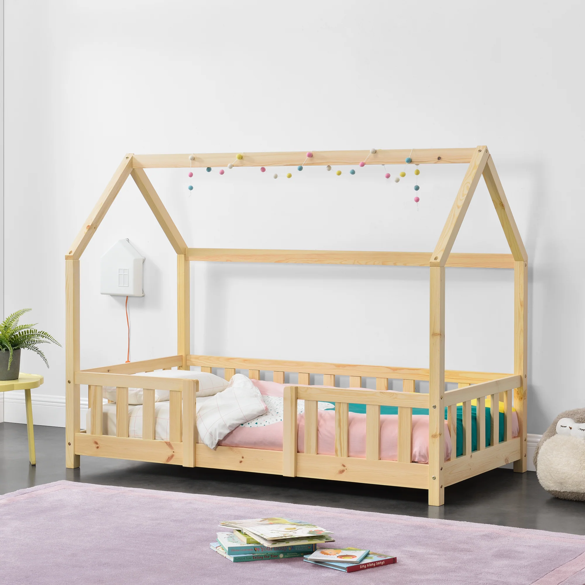 Kinderbed Sisimiut met uitvalbeveiliging en bedbodem [en.casa] - Image 20