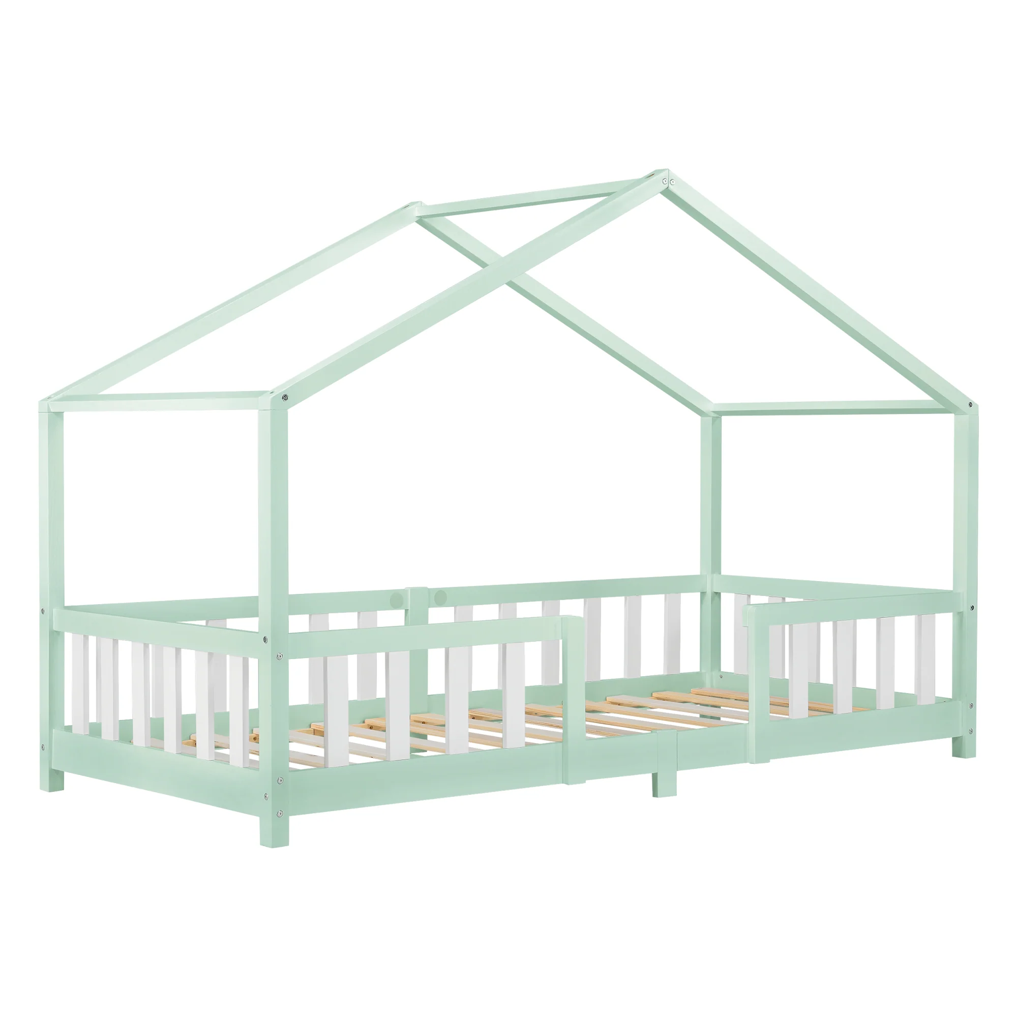 Kinderbed Treviolo met uitvalbeveiliging en bedbodem [en.casa] - Image 10