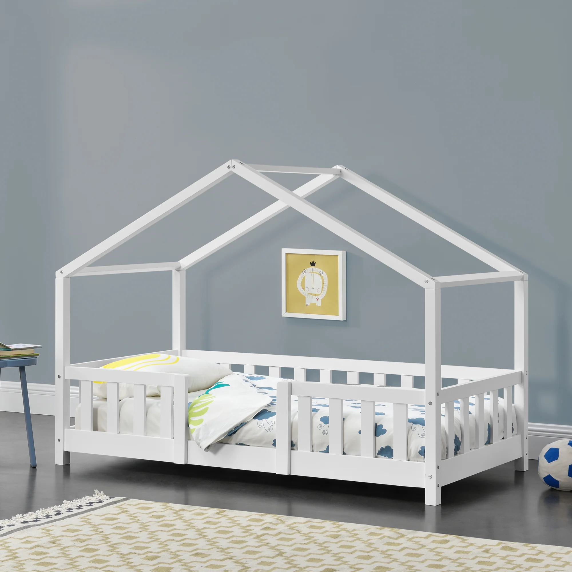Kinderbed Treviolo met uitvalbeveiliging en bedbodem [en.casa] - Image 19