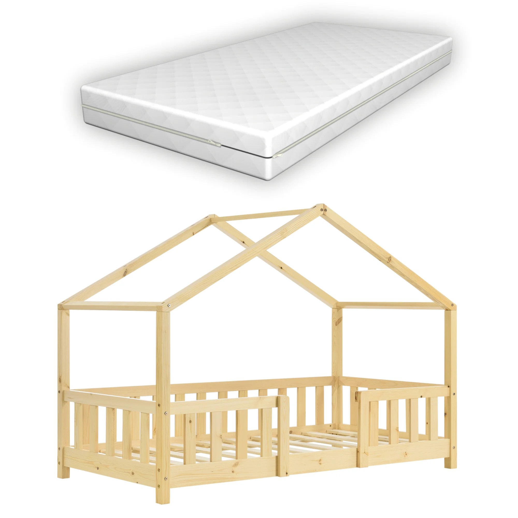Kinderbed Treviolo met uitvalbeveiliging en matras [en.casa] - Image 19