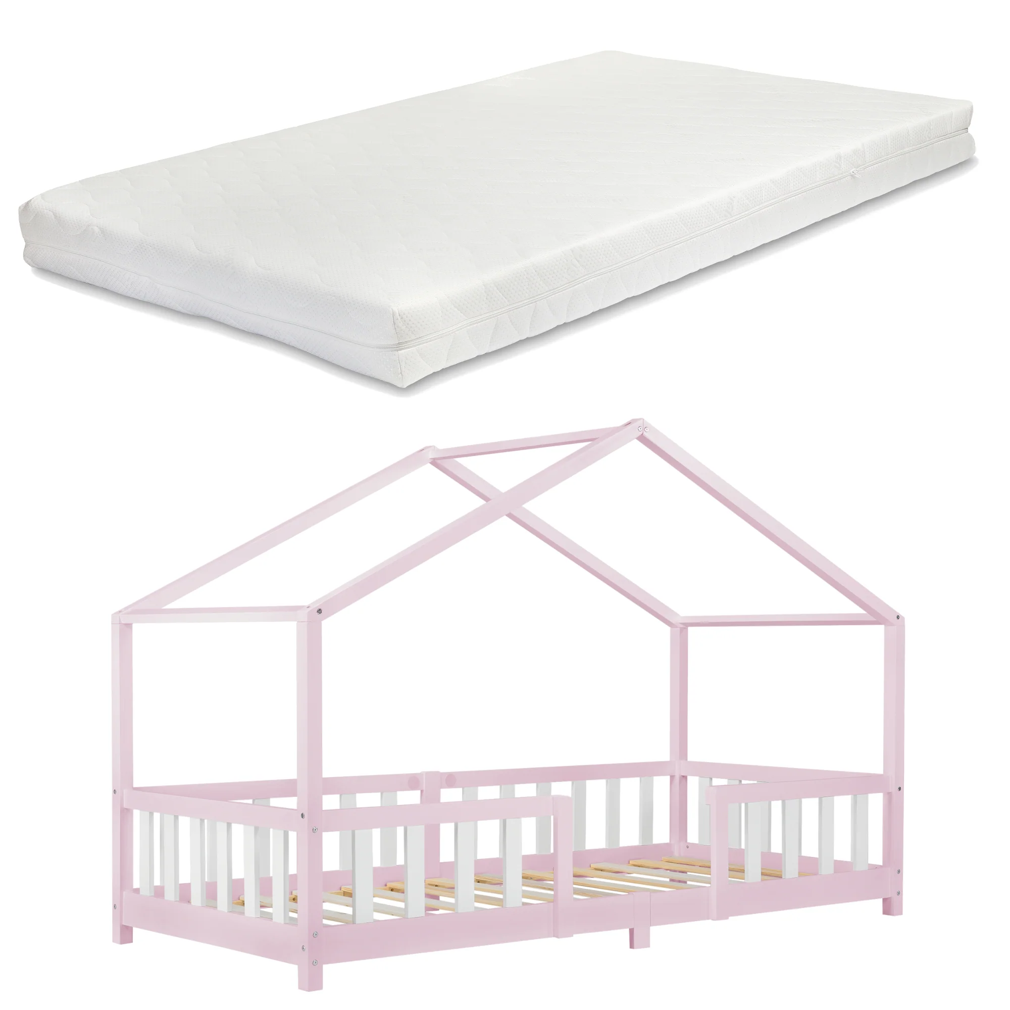 Kinderbed Treviolo met uitvalbeveiliging en matras [en.casa] - Image 6