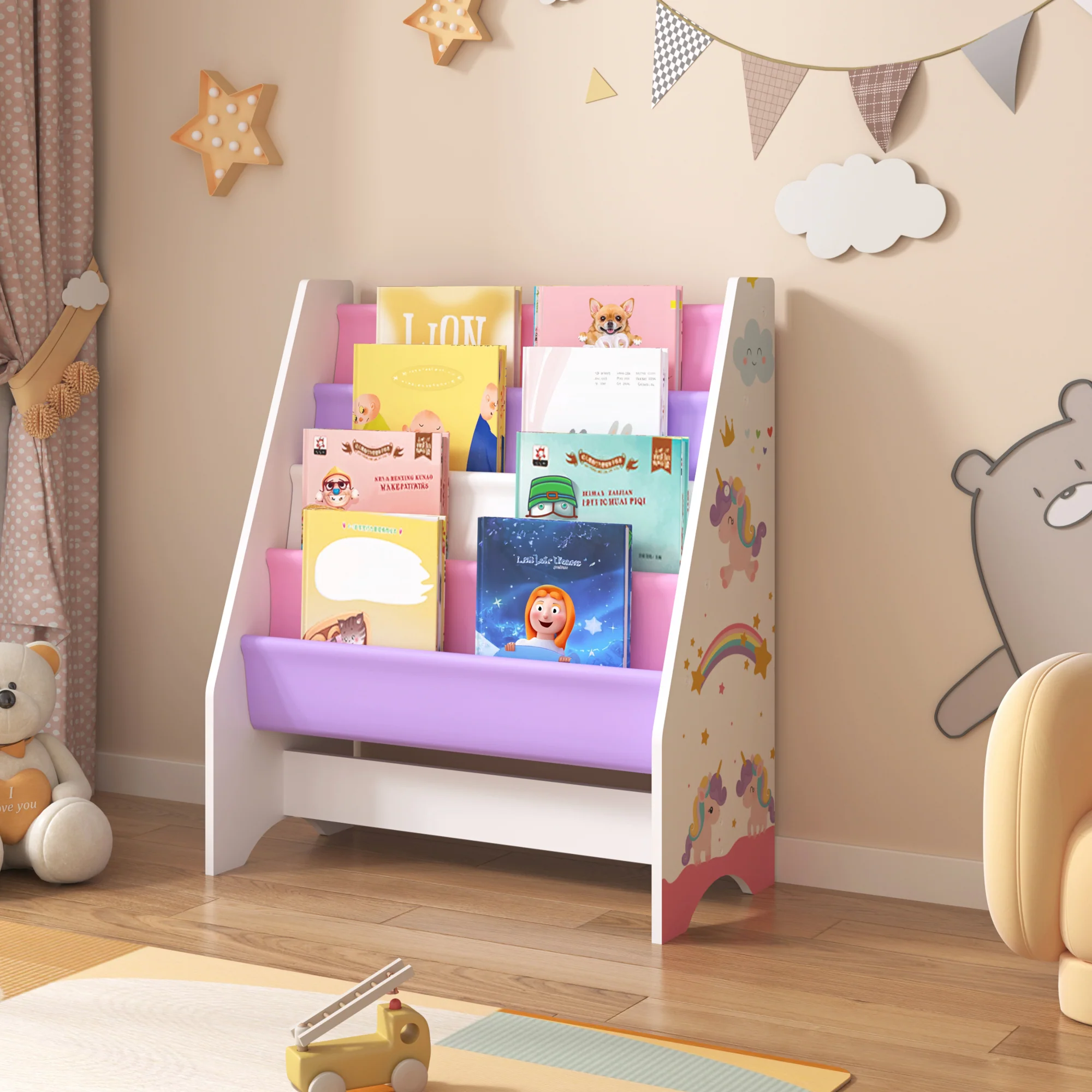 [en.casa] Kinderrek Fisterra 74x62x29 cm - 4 varianten - Image 2