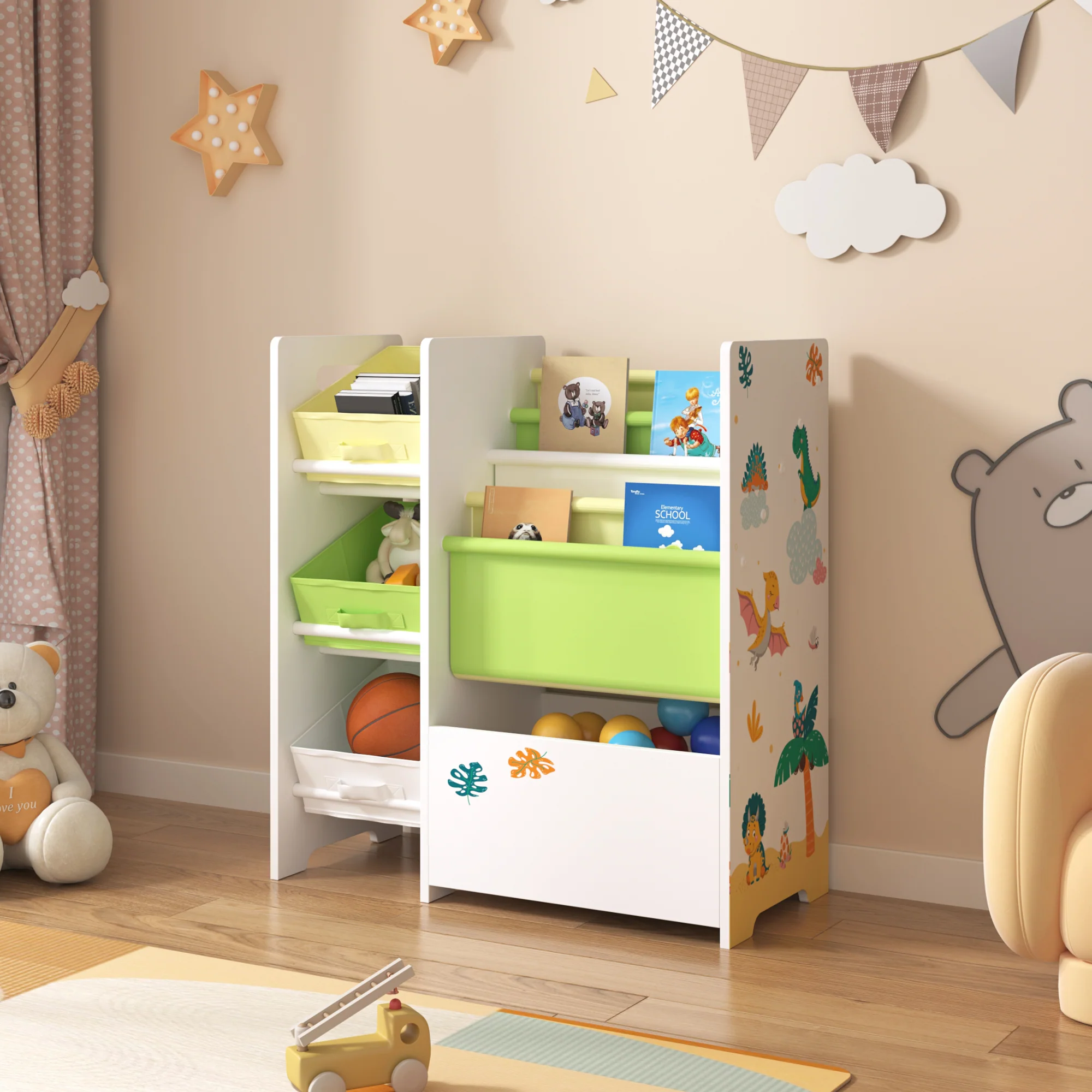 [en.casa] Kinderrek Vimianzo 60x65x30 cm - 4 varianten - Image 2