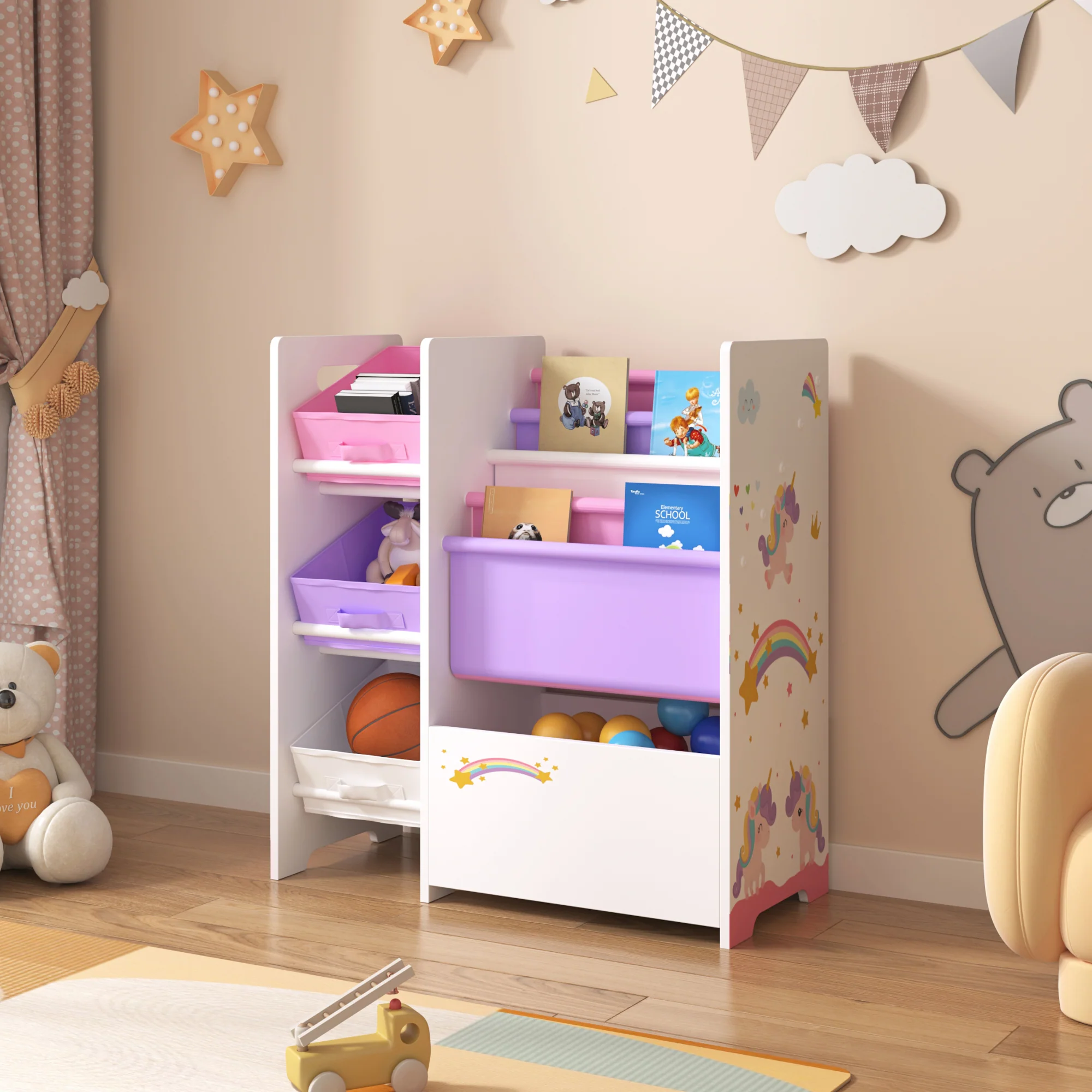 [en.casa] Kinderrek Vimianzo 60x65x30 cm - 4 varianten - Image 3