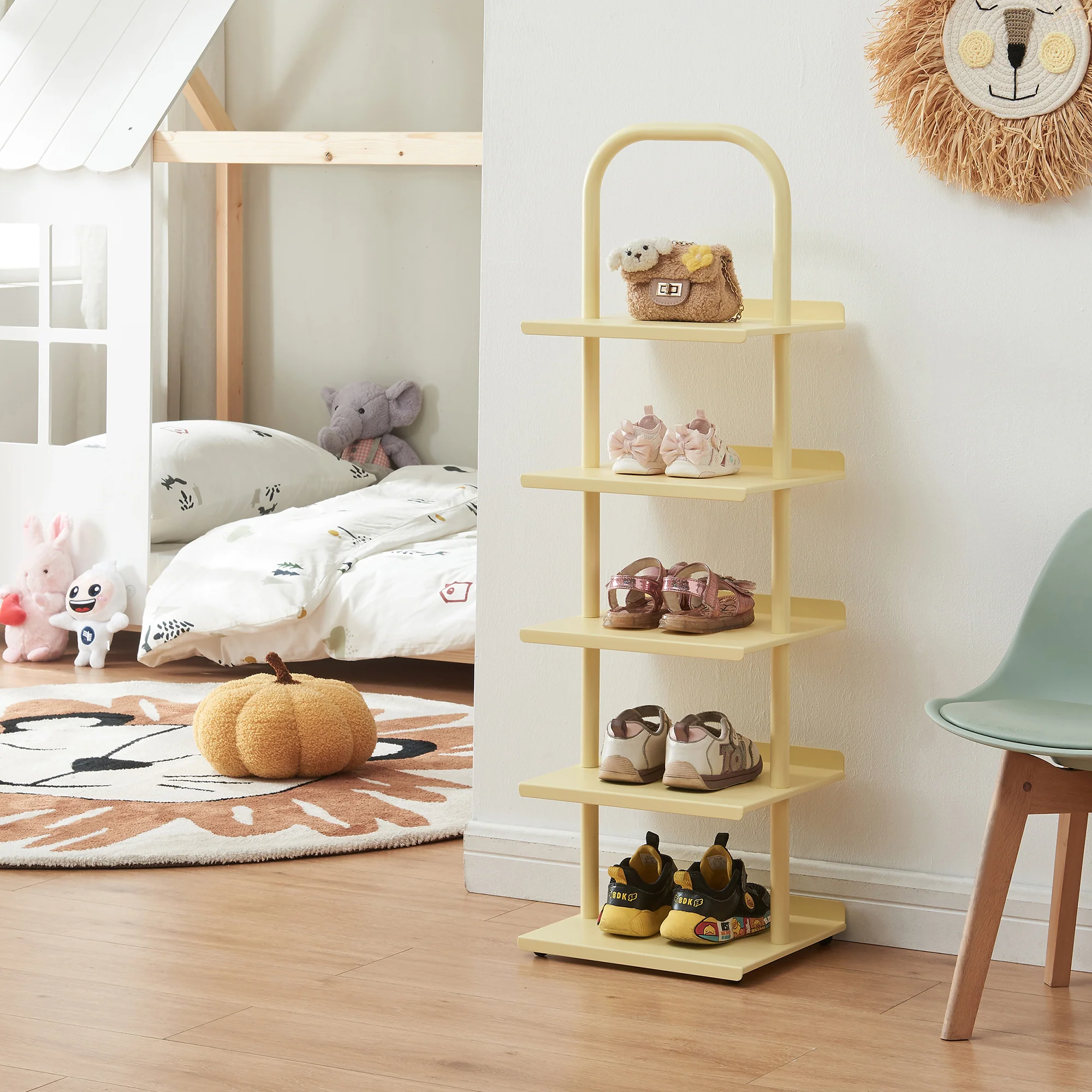 Schoenenrek Poytya voor kinderen 96x30x27 cm [en.casa]