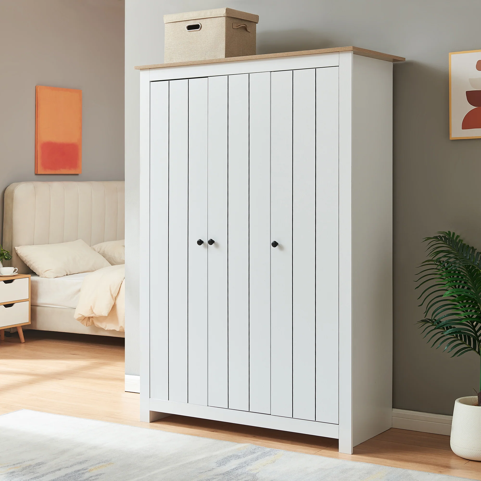 Kledingkast Vasand 175x120x52 cm [en.casa]