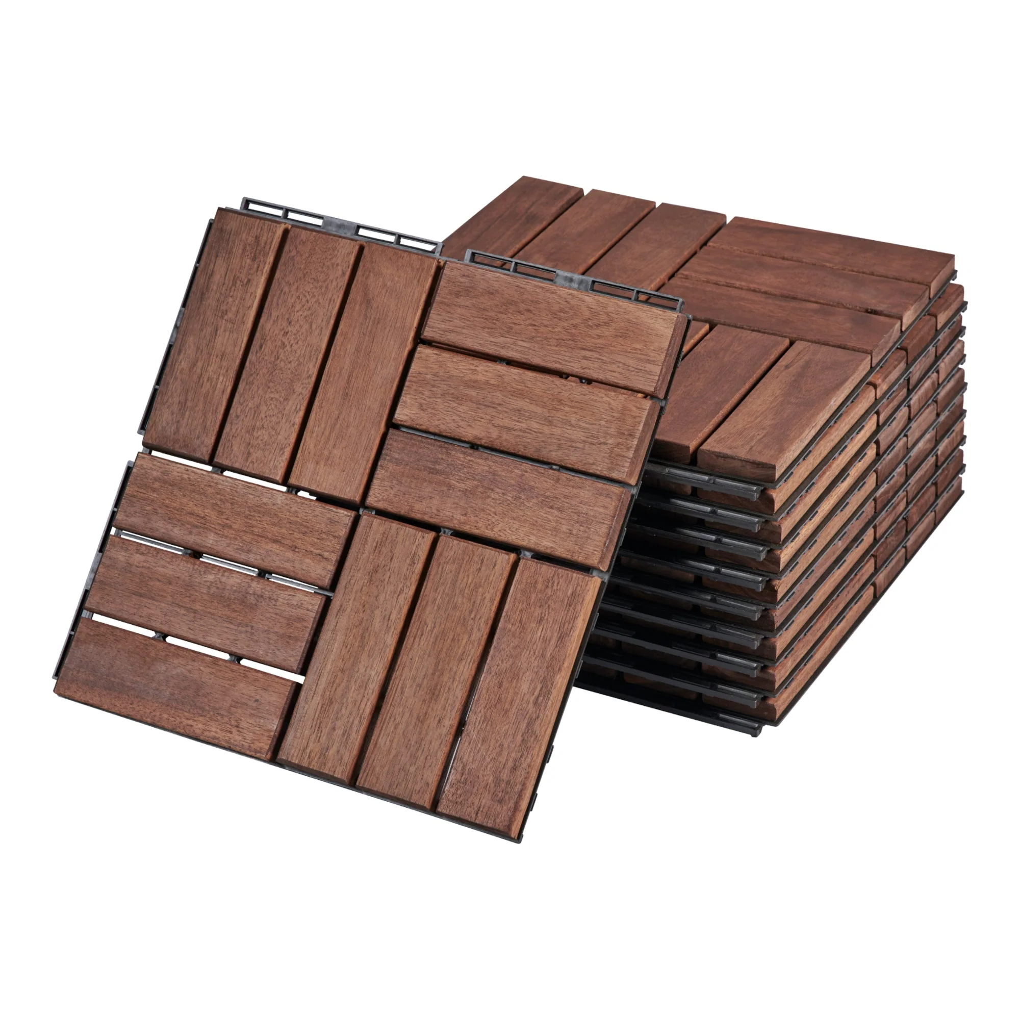 Houten terrastegels Alliste vlonder set van 10 acacia 0,9 m² casa.pro - Image 3