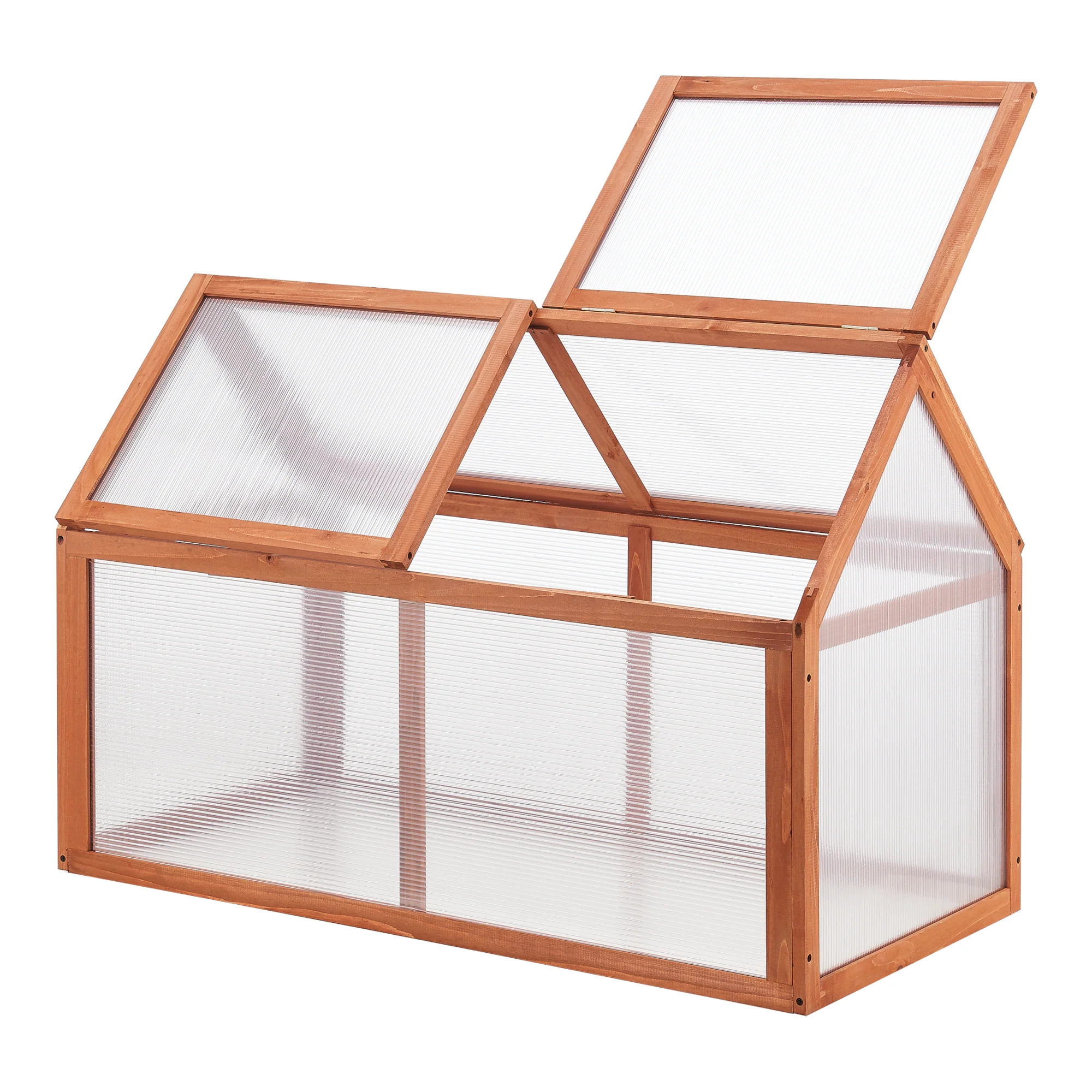 [casa.pro] Tuinkas Duiven kweekkas broeikas 100x55x41-70 cm