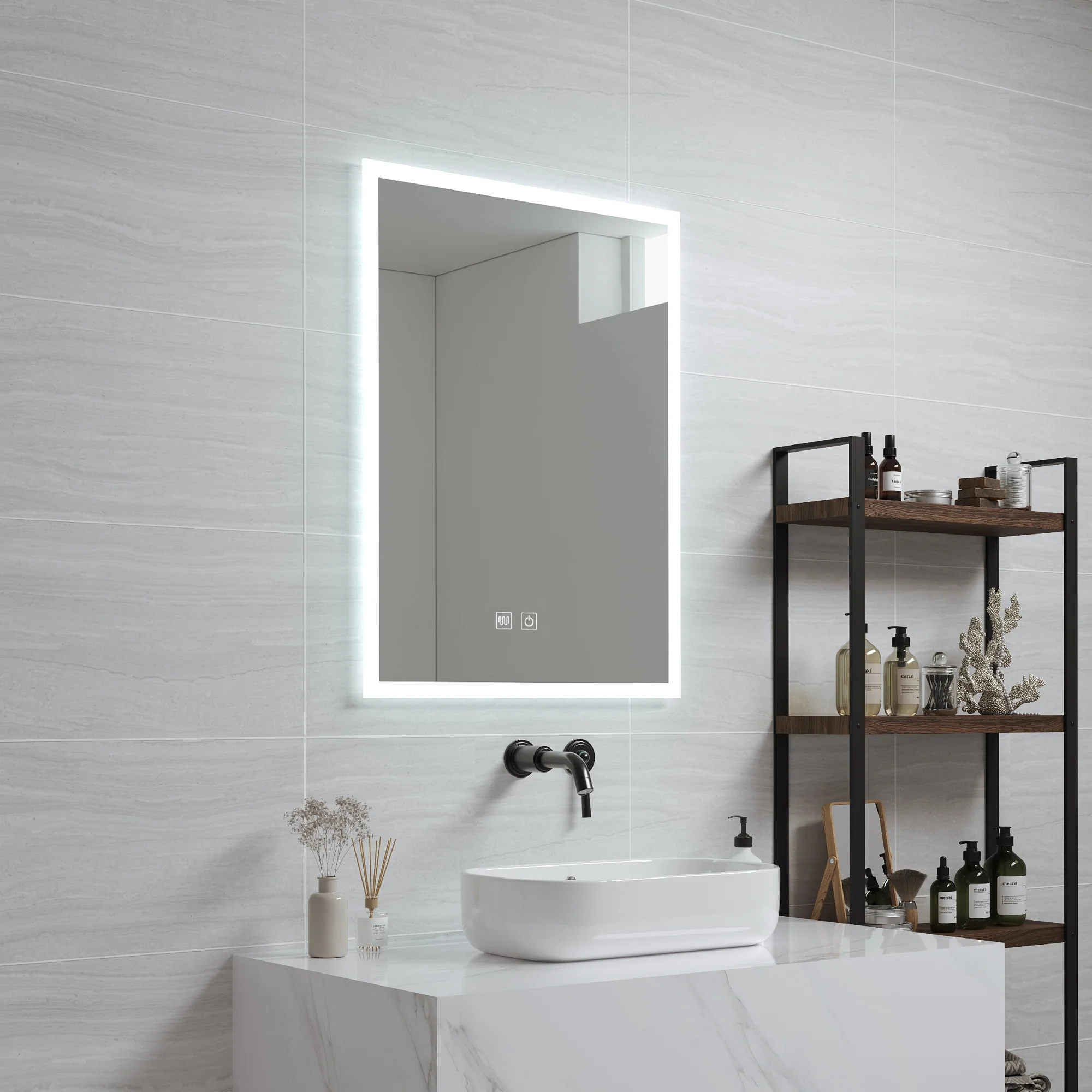 [pro.tec] Spiegel Scafa met LED verlichting - 4 varianten