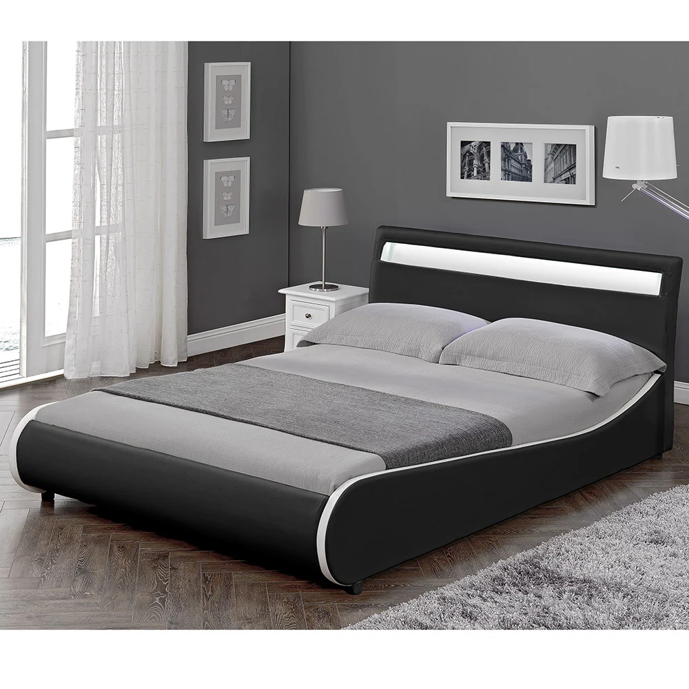 Corium® Valencia - LED - Bedframe kunstleer - verschillende maten en kleuren - Image 15