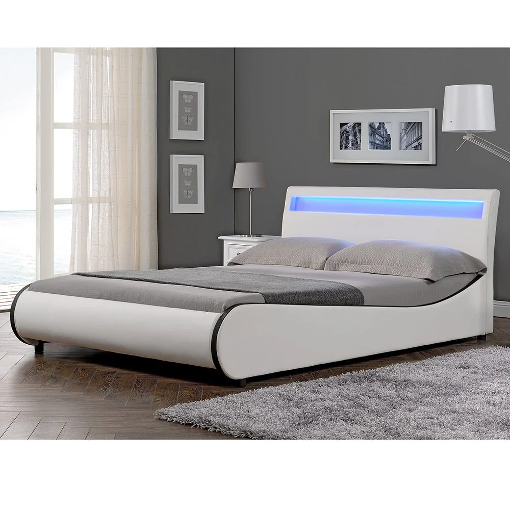 Corium® Valencia - LED - Bedframe kunstleer - verschillende maten en kleuren - Image 17