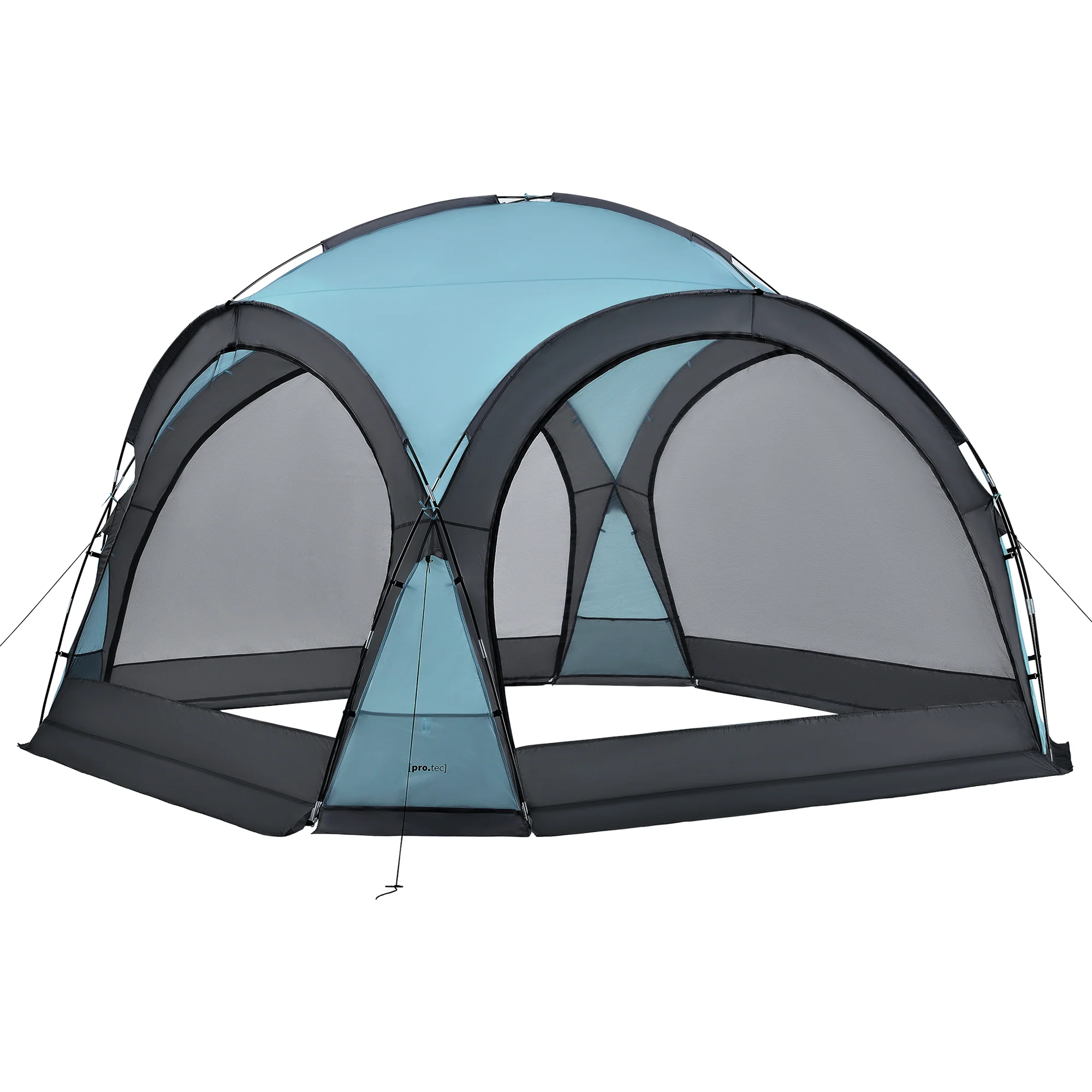 [pro.tec] Paviljoen Grästorp met LED-verlichting 345x345x247 cm - 3 varianten - Image 5
