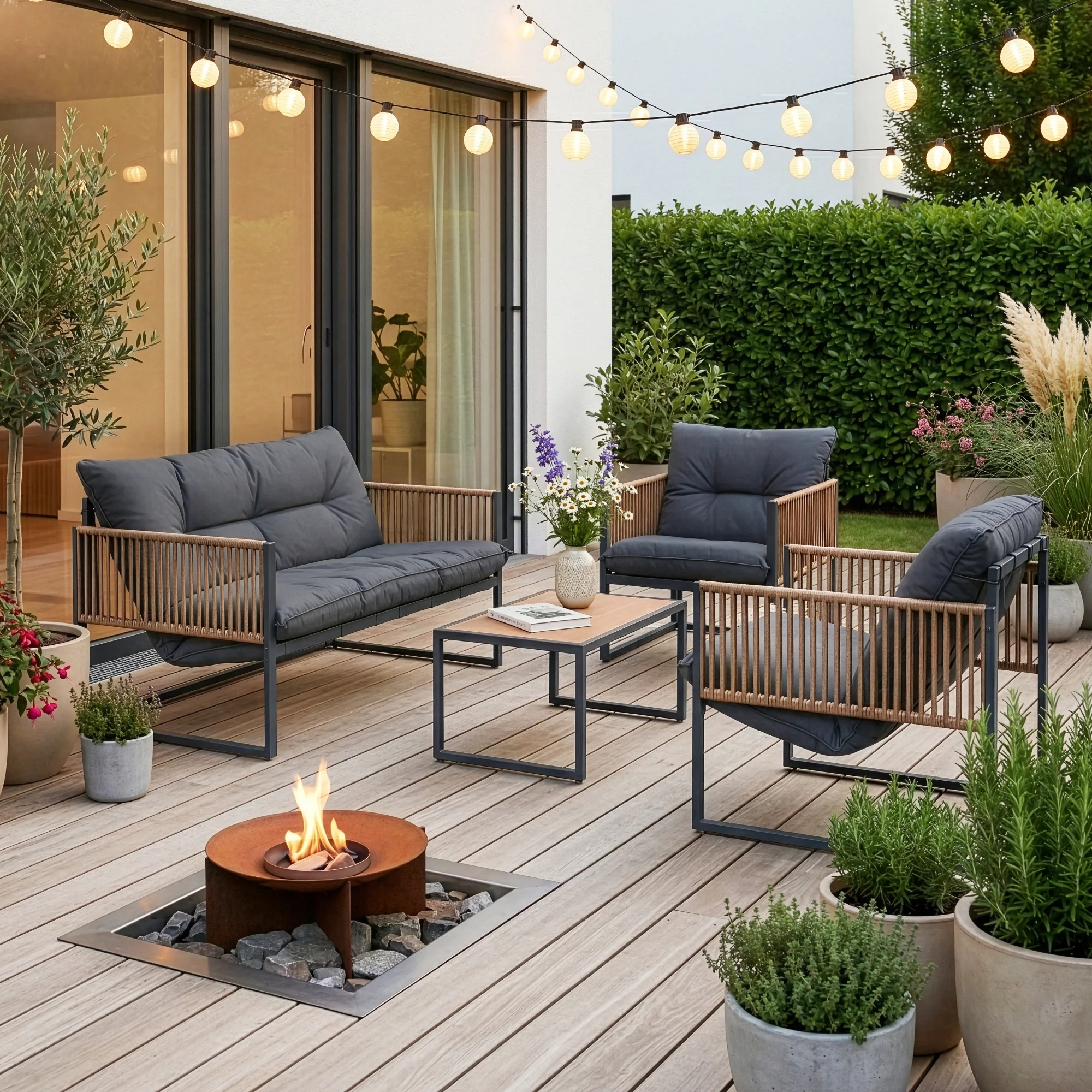 4-delige tuinset Karg loungeset casa.pro 