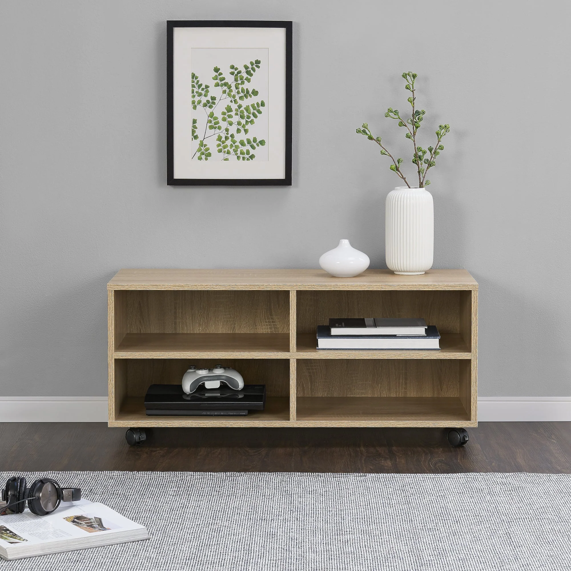 [en.casa] Opbergkast open kast op wielen Gränne - 5 varianten - Image 10