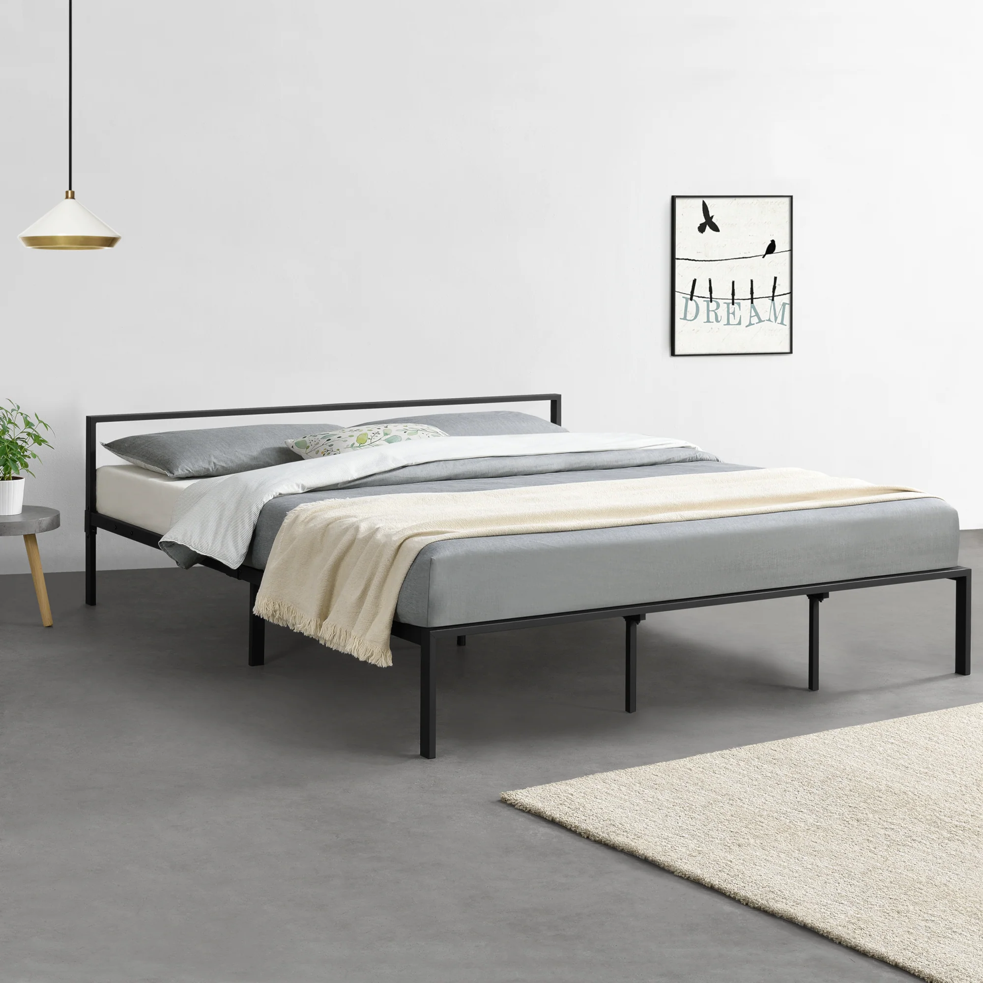 Metalen bed Imatra bedframe met bedbodem - verschillende maten - Image 2