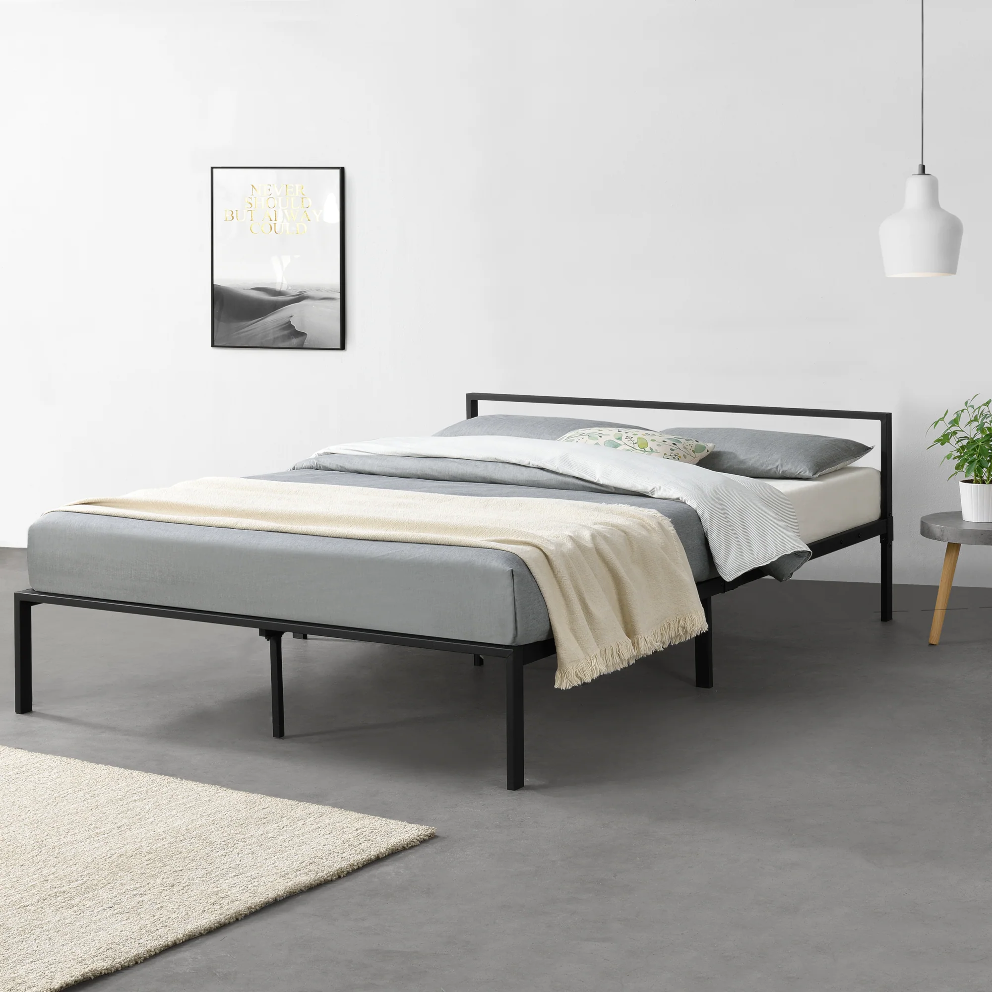 Metalen bed Imatra bedframe met bedbodem - verschillende maten - Image 3