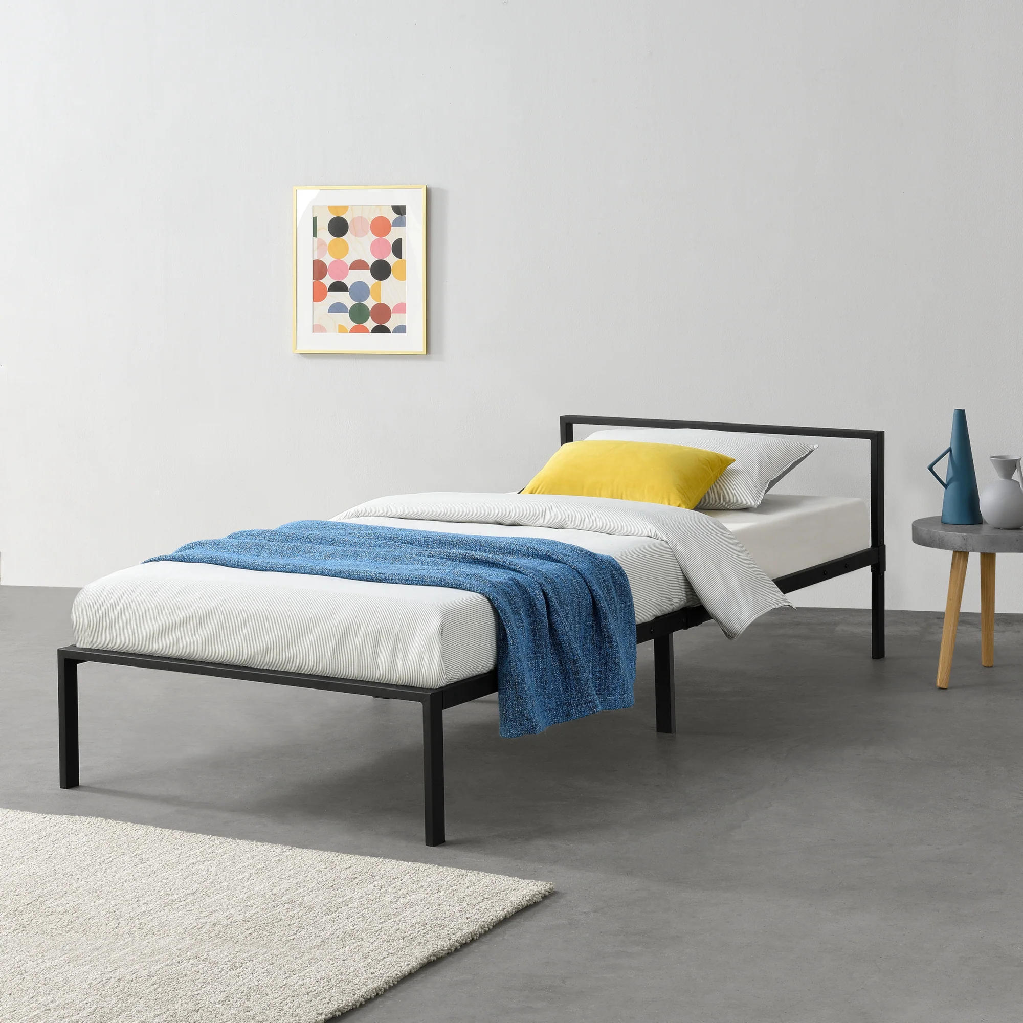 Metalen bed Imatra bedframe met bedbodem - verschillende maten - Image 5