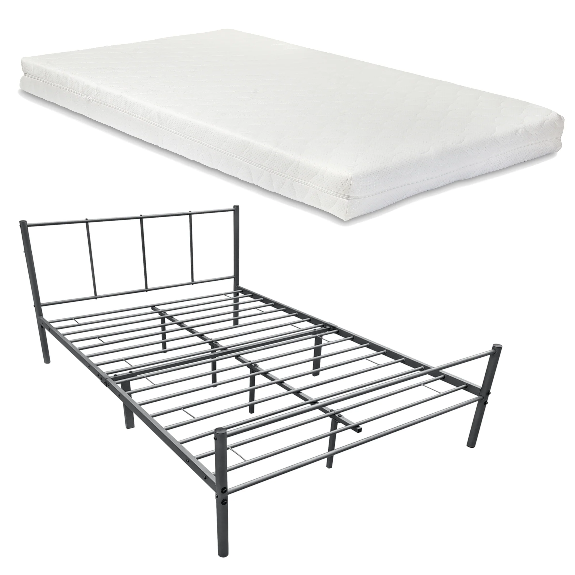 Metalen bedframe Hercules met matras - verschillende maten en kleuren - Image 3