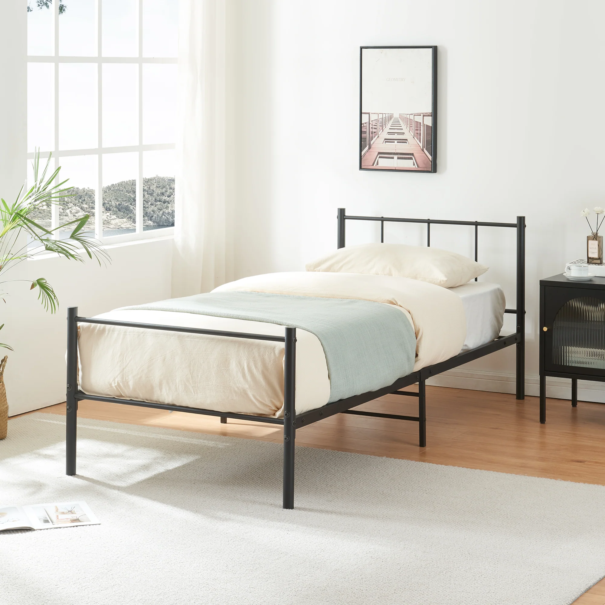 Metalen bedframe Hercules incl. bedbodem - verschillende maten