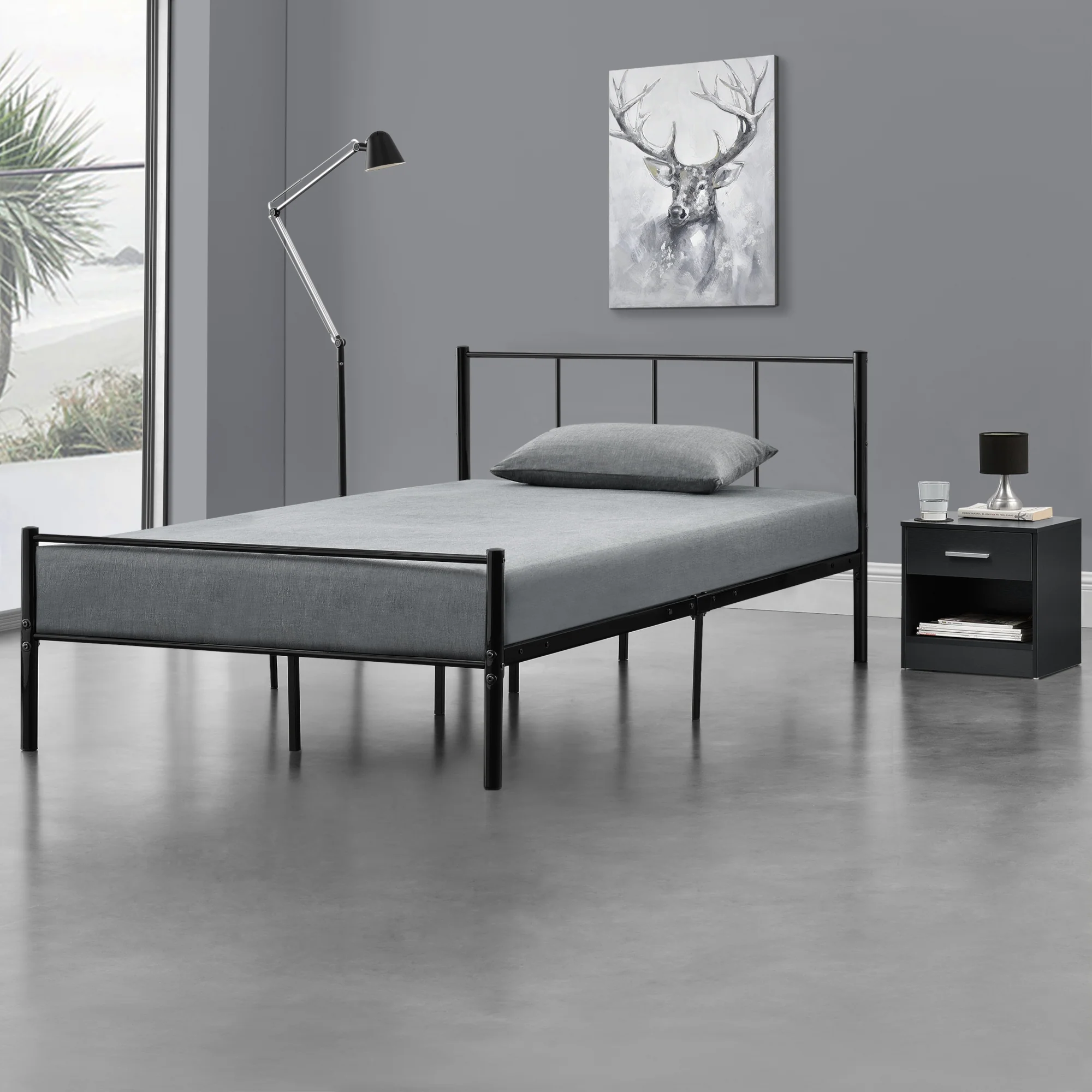 Metalen bedframe Hercules incl. bedbodem - verschillende maten - Image 3