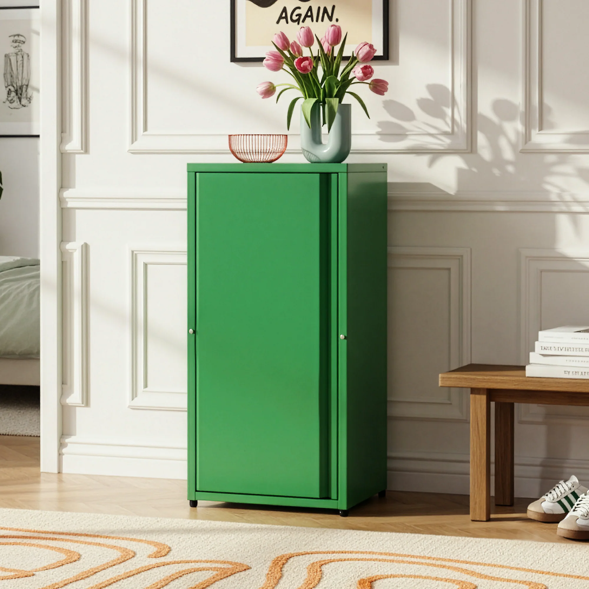 Metalen kast Burlöv 88x40x35 cm [en.casa] - Image 4