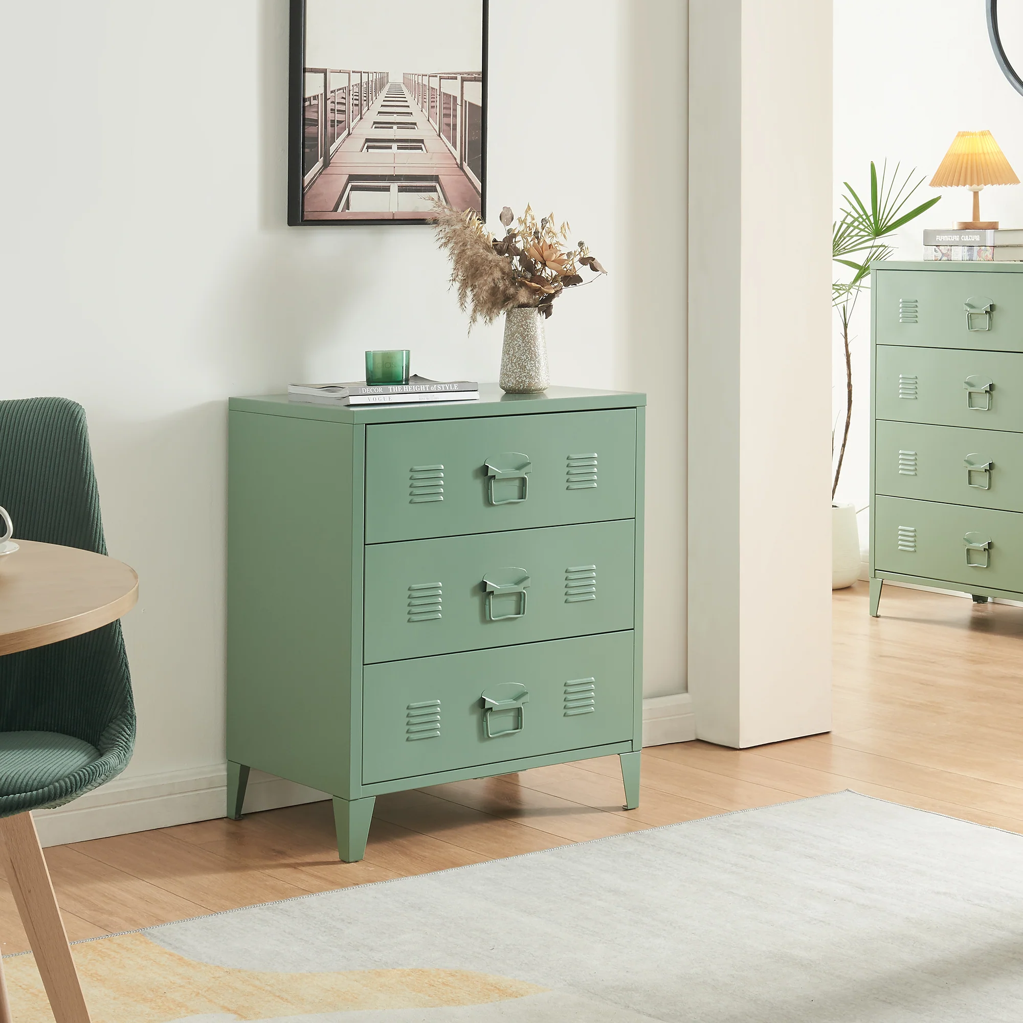 Ladekast Hämeenlinna commode met lades [en.casa] - Image 6