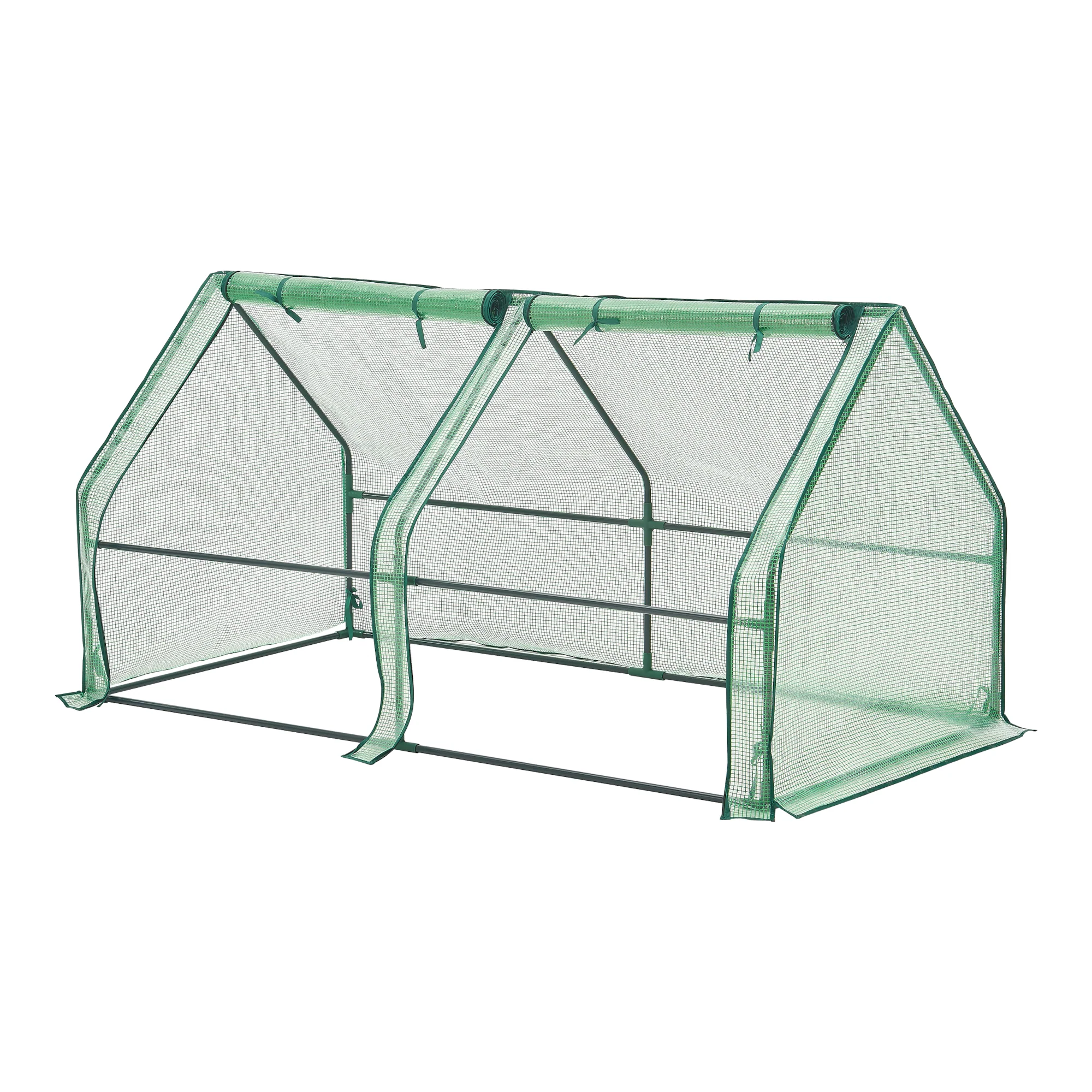[en.casa] Tuinkas Nissewaard kweekkas 180x90x90 cm groen