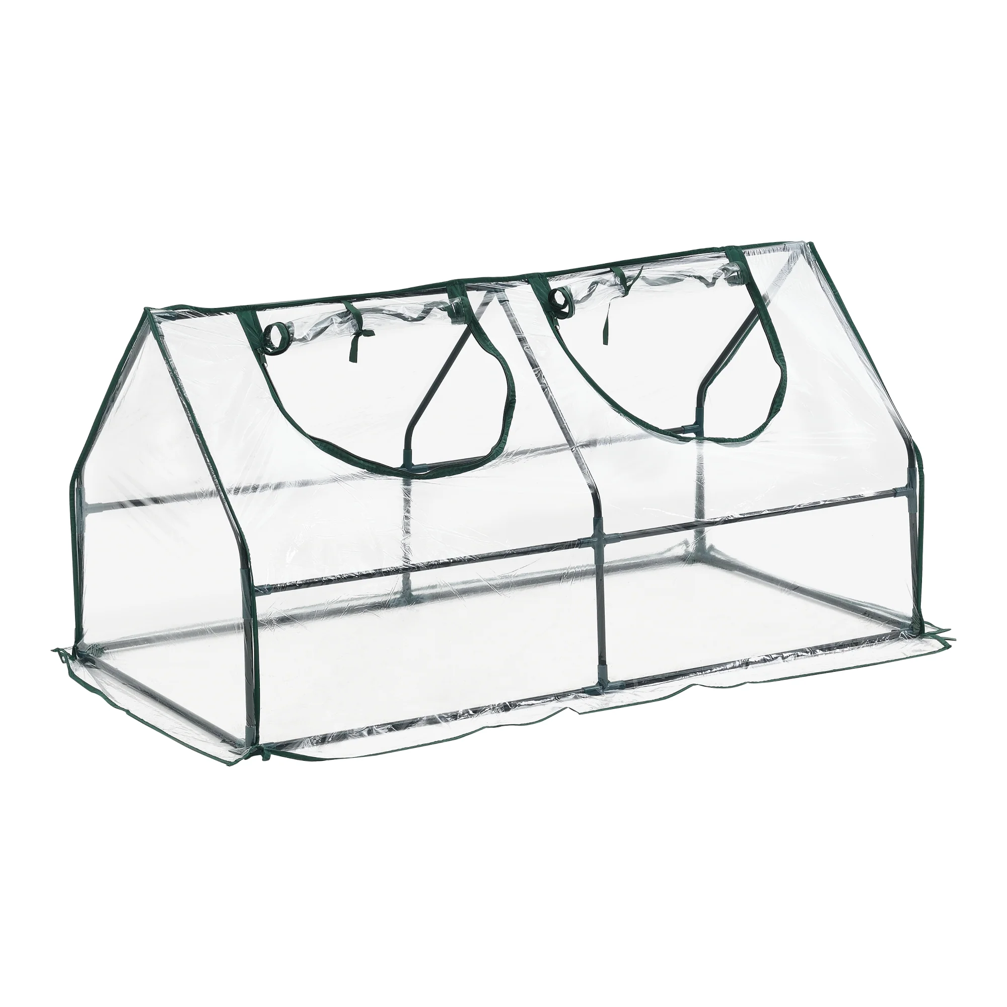 [en.casa] Tuinkas Laubach kweekkas 120x60x60 cm transparant