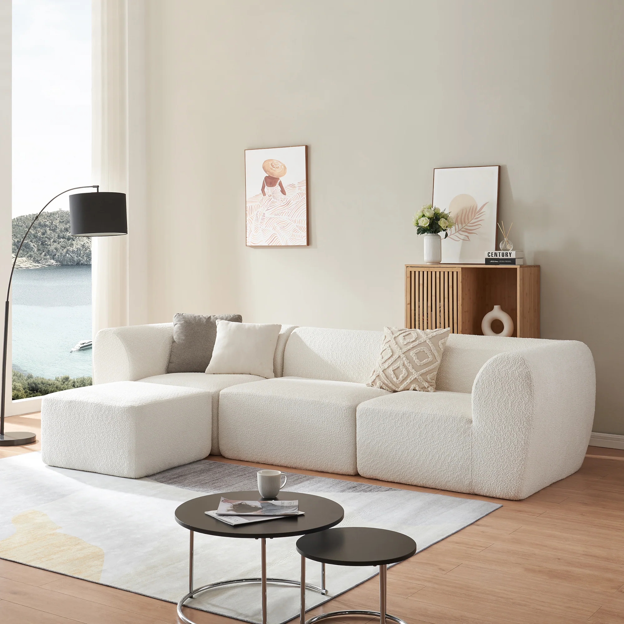 Zitbank Hurvas modulaire bank [en.casa] - Image 2
