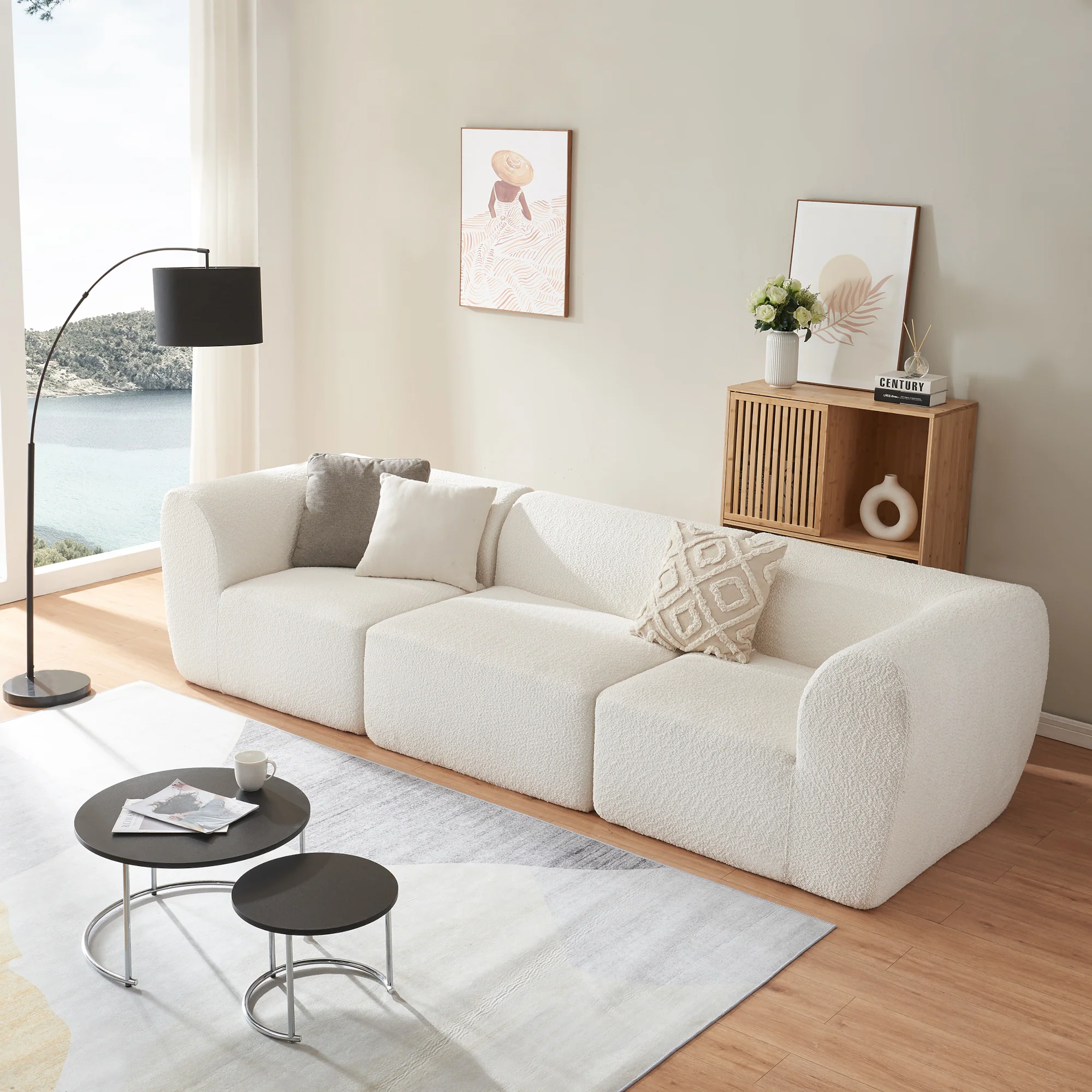 Zitbank Hurvas modulaire bank [en.casa] - Image 3