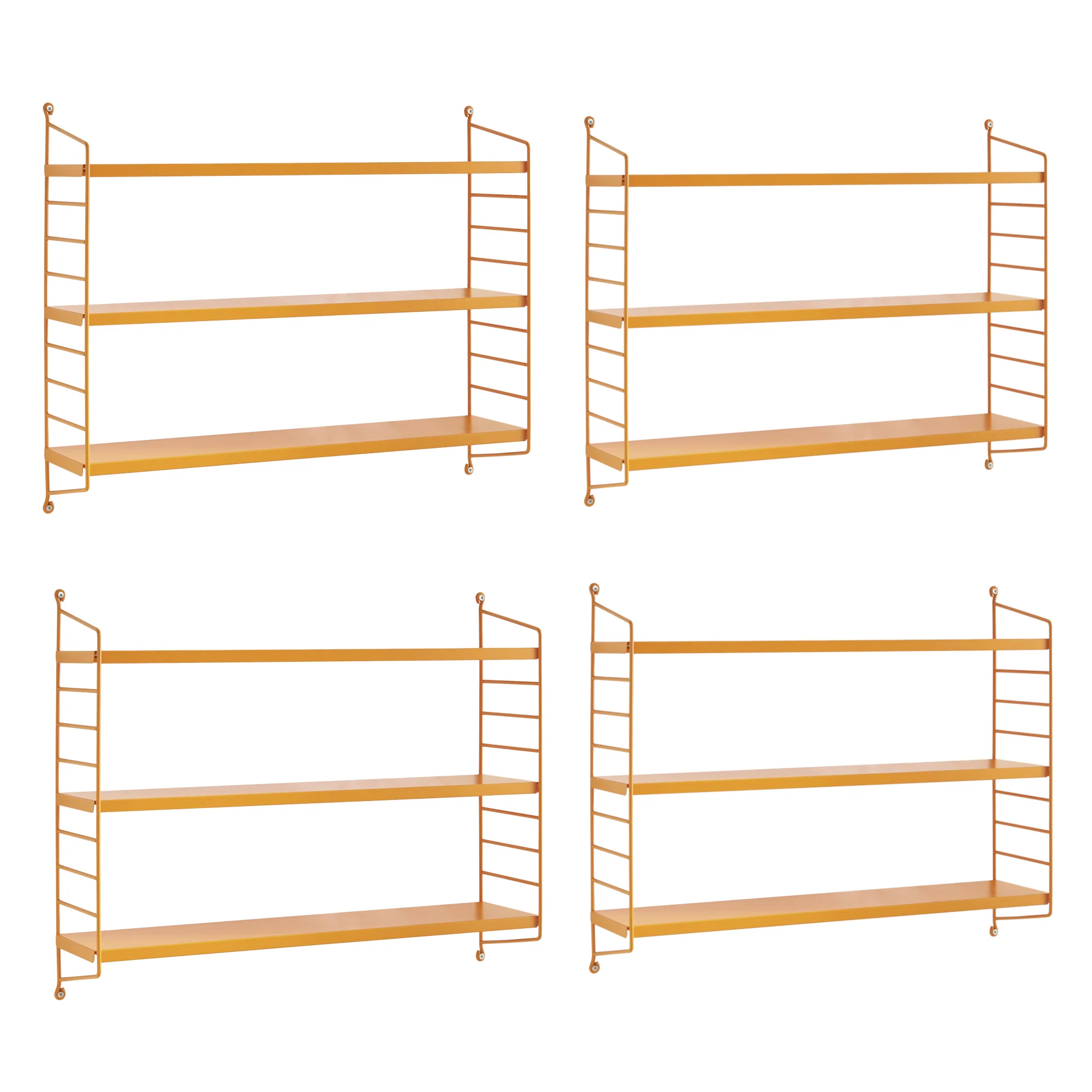 Wandplank Strängnäs 50x60x15 cm [en.casa] - Image 16