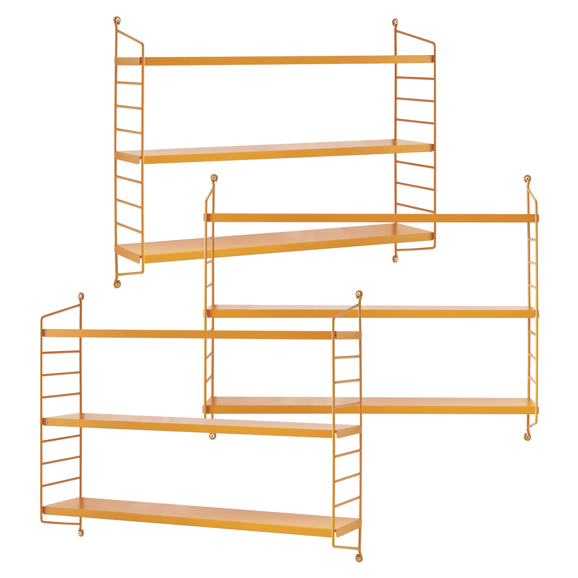 Wandplank Strängnäs 50x60x15 cm [en.casa] - Image 17