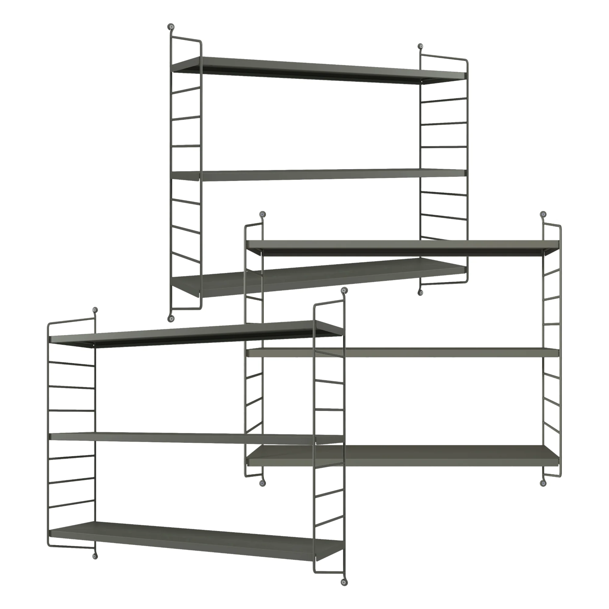 Wandplank Strängnäs 50x60x15 cm [en.casa] - Image 57
