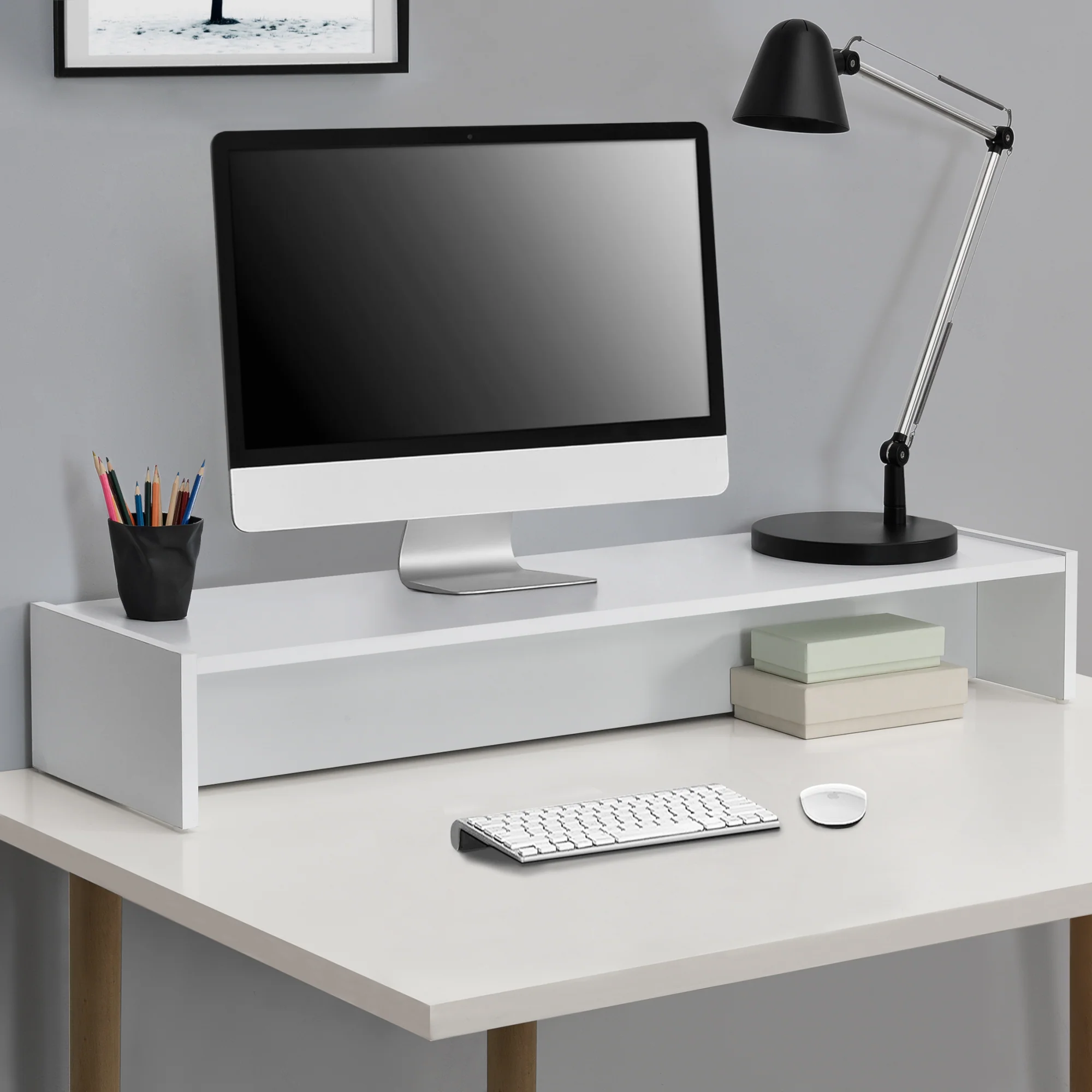 Monitorstandaard verhoger 100x27x15 cm - verschillende kleuren - Image 2